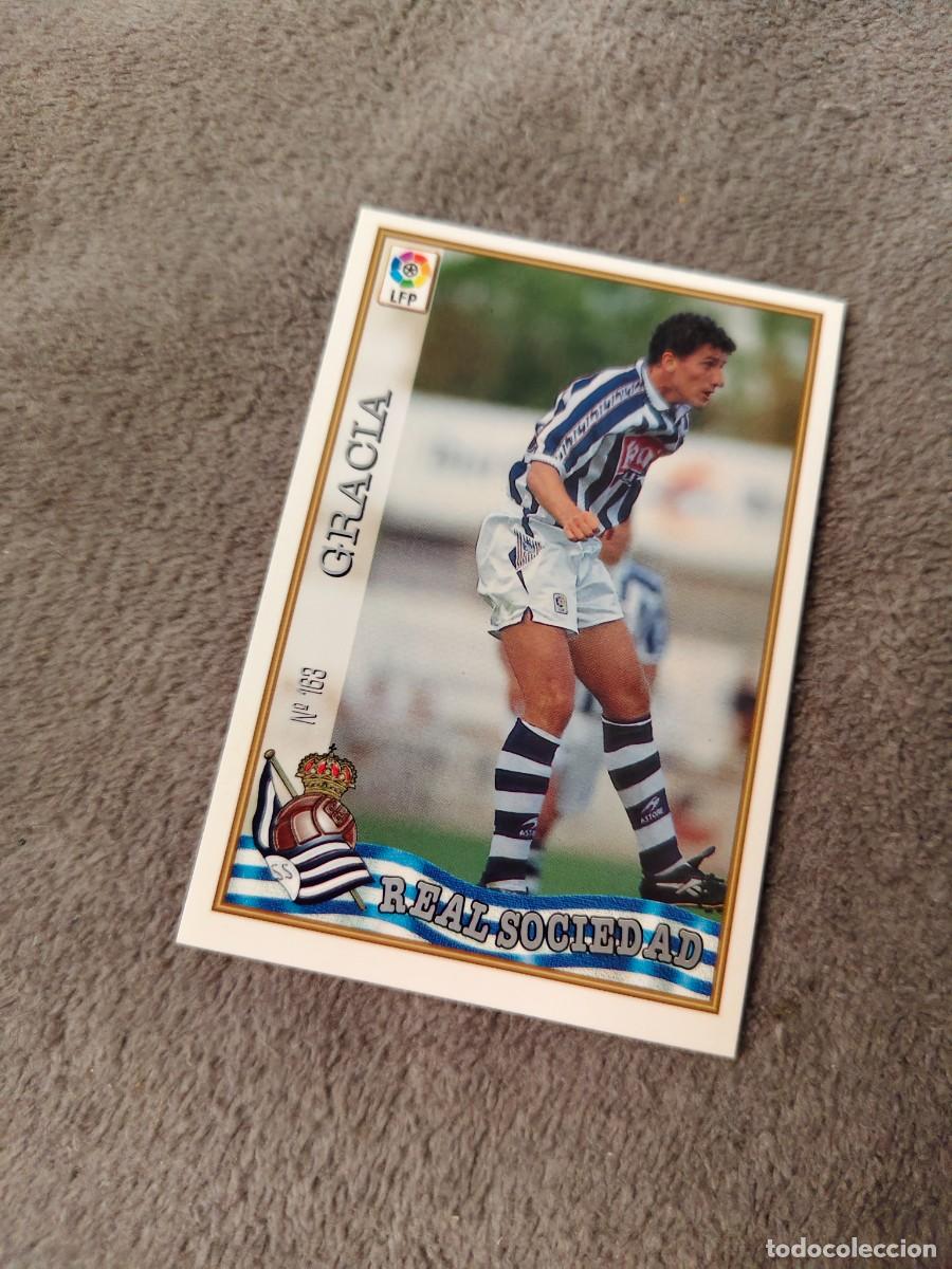 Cromos de Futebol: 163. GRACIA REAL SOCIEDAD MUNDICROMO FICHAS 97 98 LIGA 1997 1998 CARD ABB