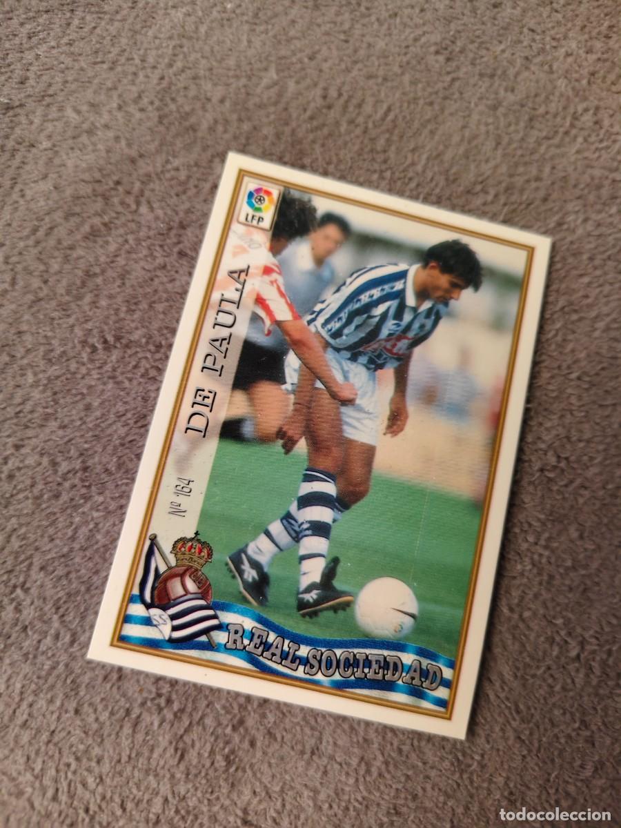 Cromos de Futebol: 164. DE PAULA REAL SOCIEDAD MUNDICROMO FICHAS 97 98 LIGA 1997 1998 CARD ABB