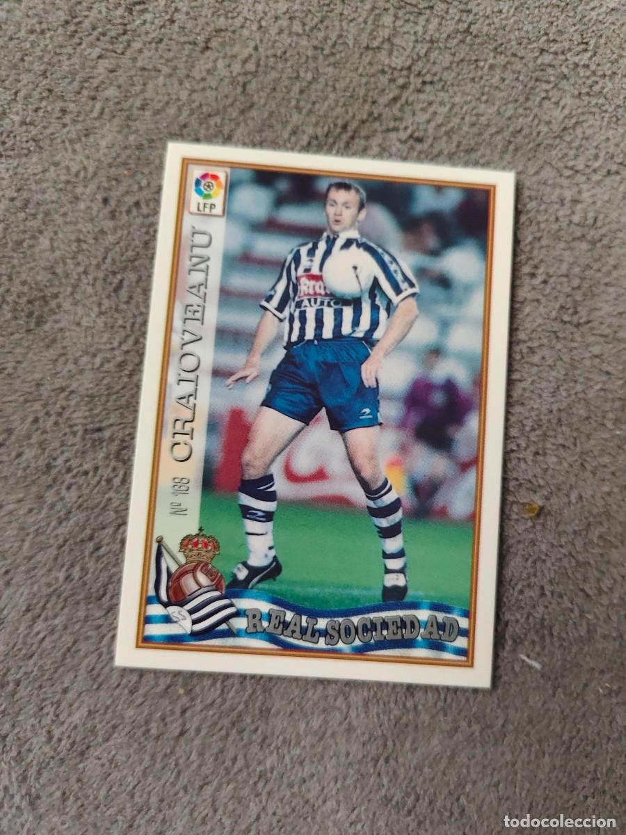 Cromos de Futebol: 168. CRAIOVEANU REAL SOCIEDAD MUNDICROMO FICHAS 97 98 LIGA 1997 1998 CARD ABB