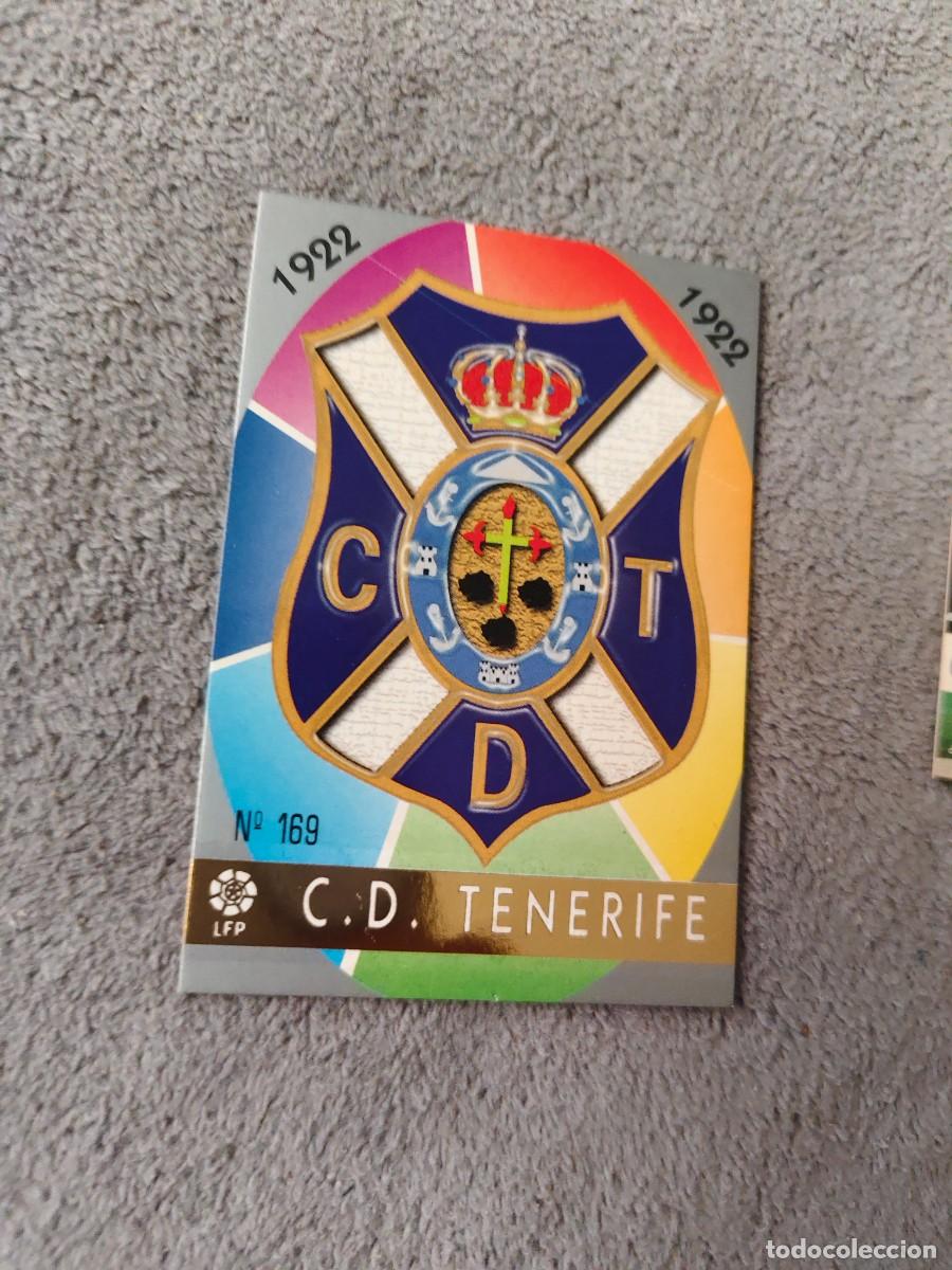 Cromos de Futebol: 169. ESCUDO C.D. TENERIFE MUNDICROMO FICHAS 97 98 LIGA 1997 1998 CARD ABB