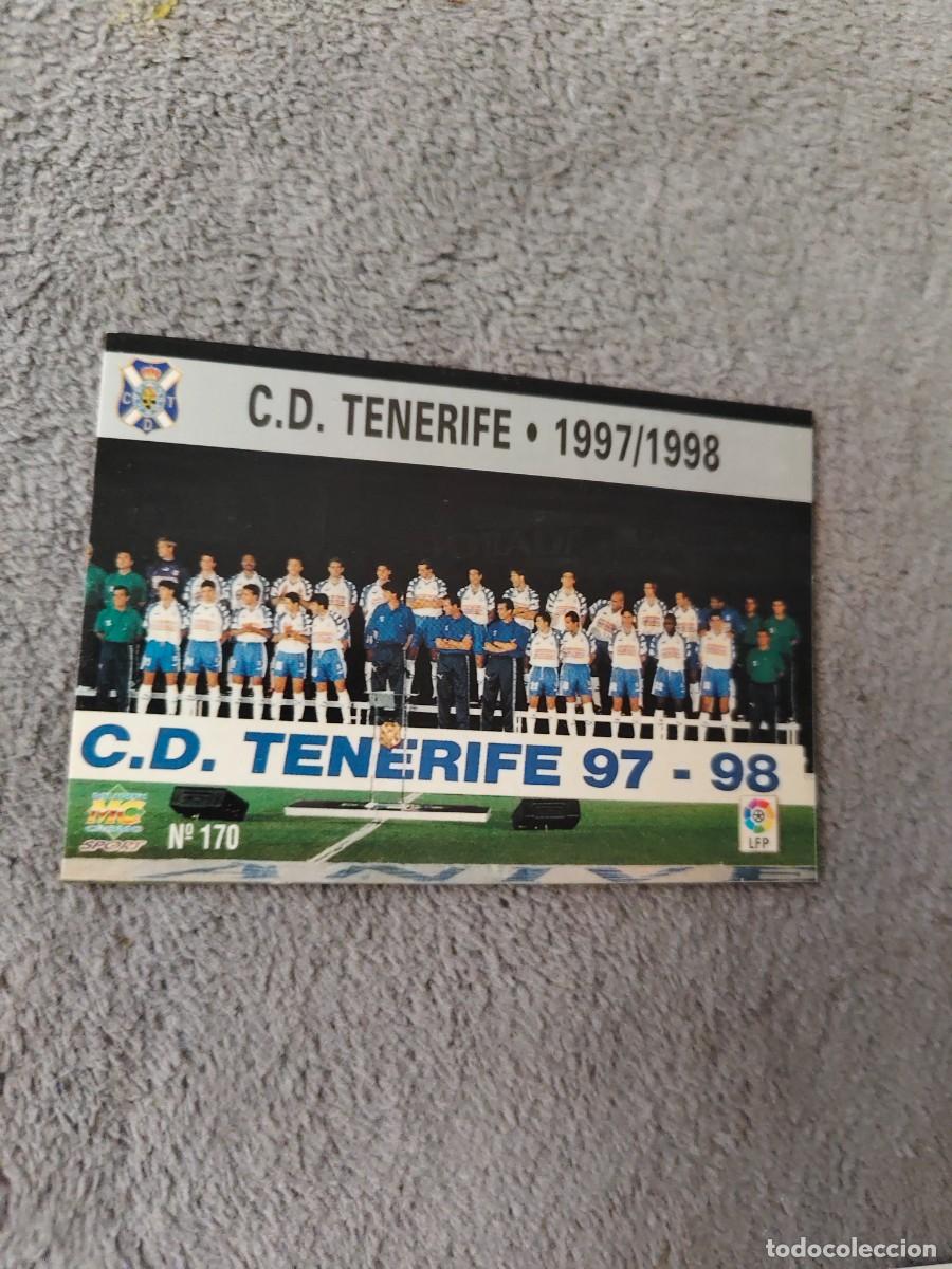 Cromos de Futebol: 170. PLANTILLA C.D. TENERIFE MUNDICROMO FICHAS 97 98 LIGA 1997 1998 CARD ABB