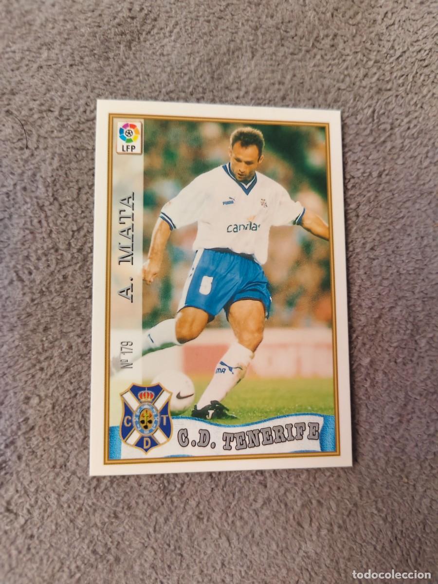 Cromos de f&uacute;tbol: 179. A. MATA C.D. TENERIFE MUNDICROMO FICHAS 97 98 LIGA 1997 1998 CARD ABB