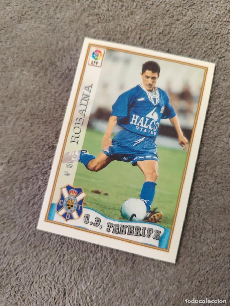 Cromos de f&uacute;tbol: 181. ROBAINA C.D. TENERIFE MUNDICROMO FICHAS 97 98 LIGA 1997 1998 CARD ABB