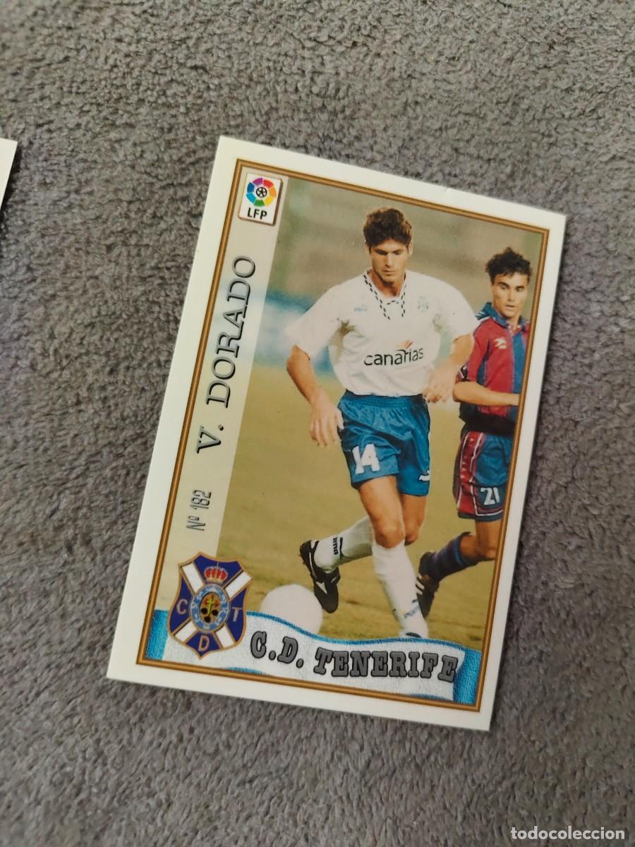 Cromos de f&uacute;tbol: 182. VIVAR DORADO C.D. TENERIFE MUNDICROMO FICHAS 97 98 LIGA 1997 1998 CARD ABB