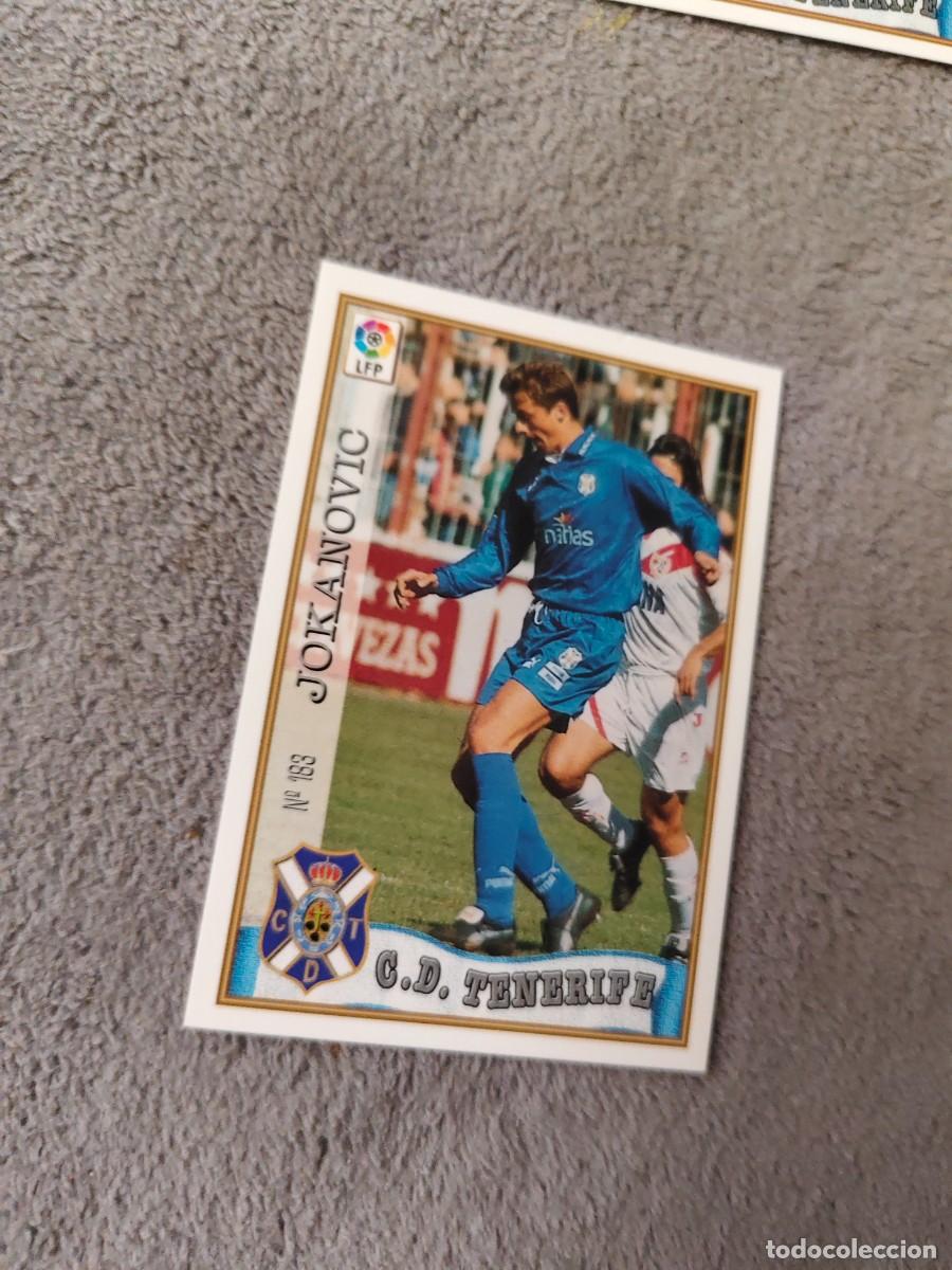 Cromos de f&uacute;tbol: 183. JOKANOVIC C.D. TENERIFE MUNDICROMO FICHAS 97 98 LIGA 1997 1998 CARD ABB