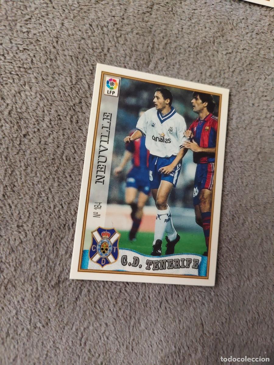 Cromos de f&uacute;tbol: 184. NEUVILLE C.D. TENERIFE MUNDICROMO FICHAS 97 98 LIGA 1997 1998 CARD ABB