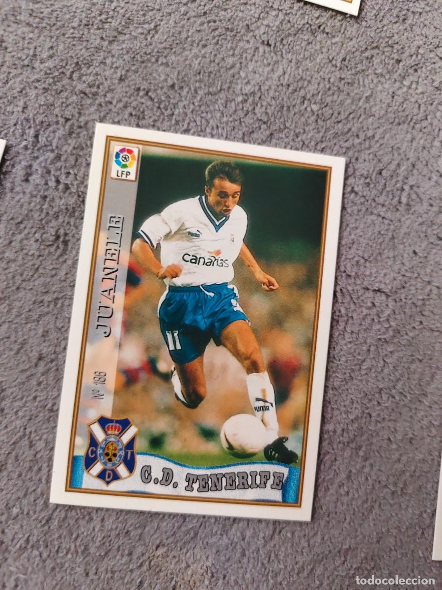 Cromos de f&uacute;tbol: 186. JUANELE C.D. TENERIFE MUNDICROMO FICHAS 97 98 LIGA 1997 1998 CARD ABB