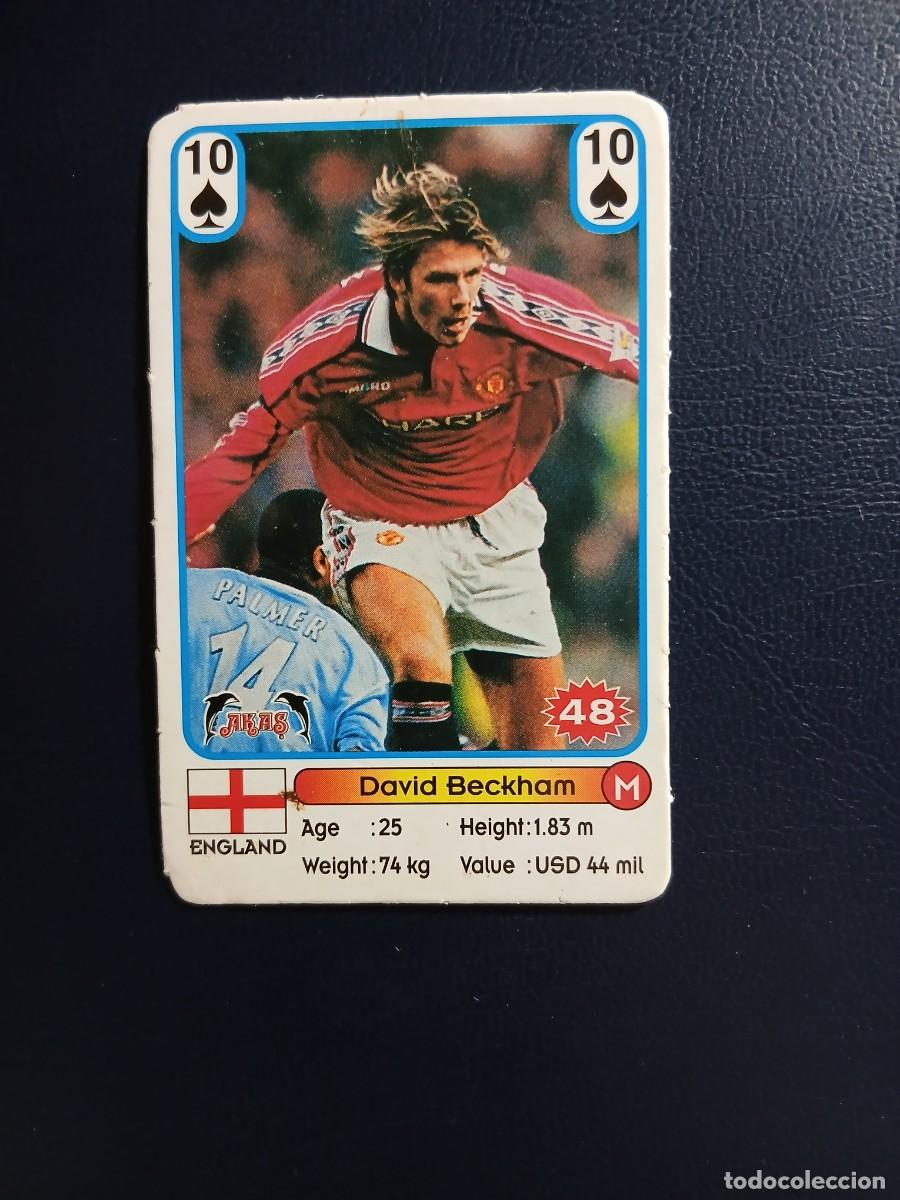 Cromos de f&uacute;tbol: 48 David Beckham - Manchester United - AKAS Football Stars - Premier League