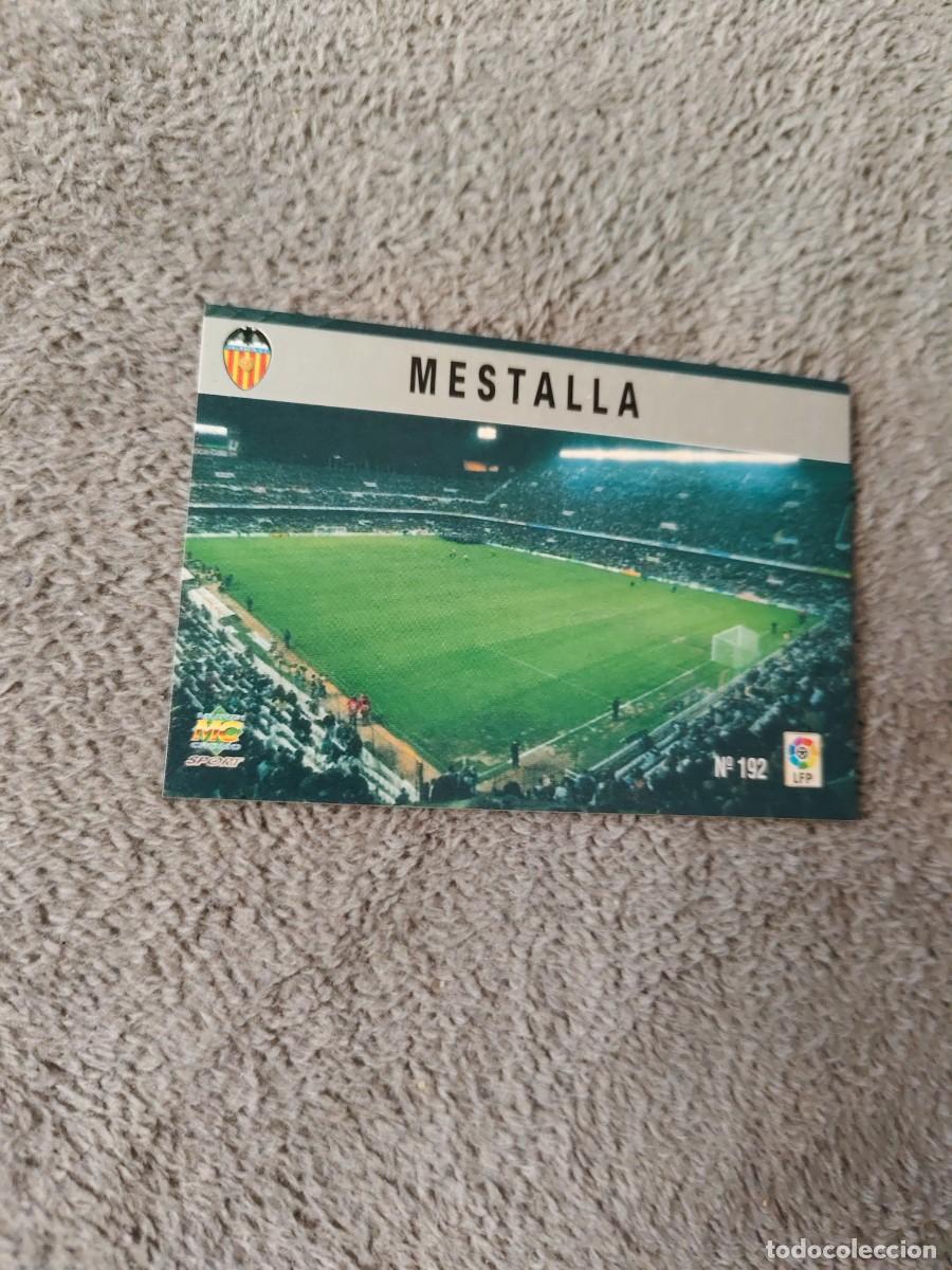 Fu&szlig;ball-Sticker: 192. MESTALLA VALENCIA C.F. MUNDICROMO FICHAS 97 98 LIGA 1997 1998 CARD ABB