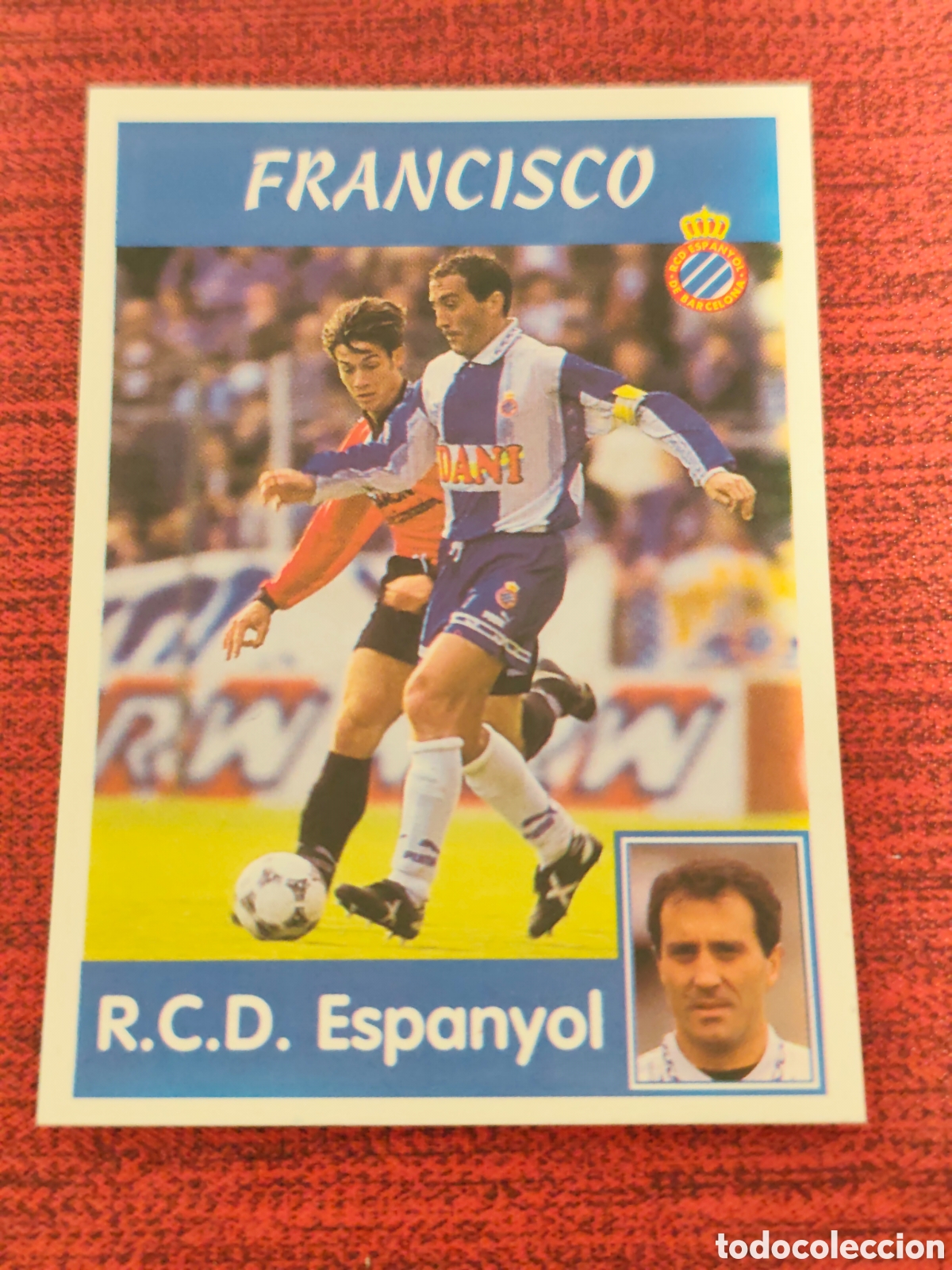 Fu&szlig;ball-Sticker: 180 FRANCISCO ESPANYOL PANINI LIGA 1997 1998