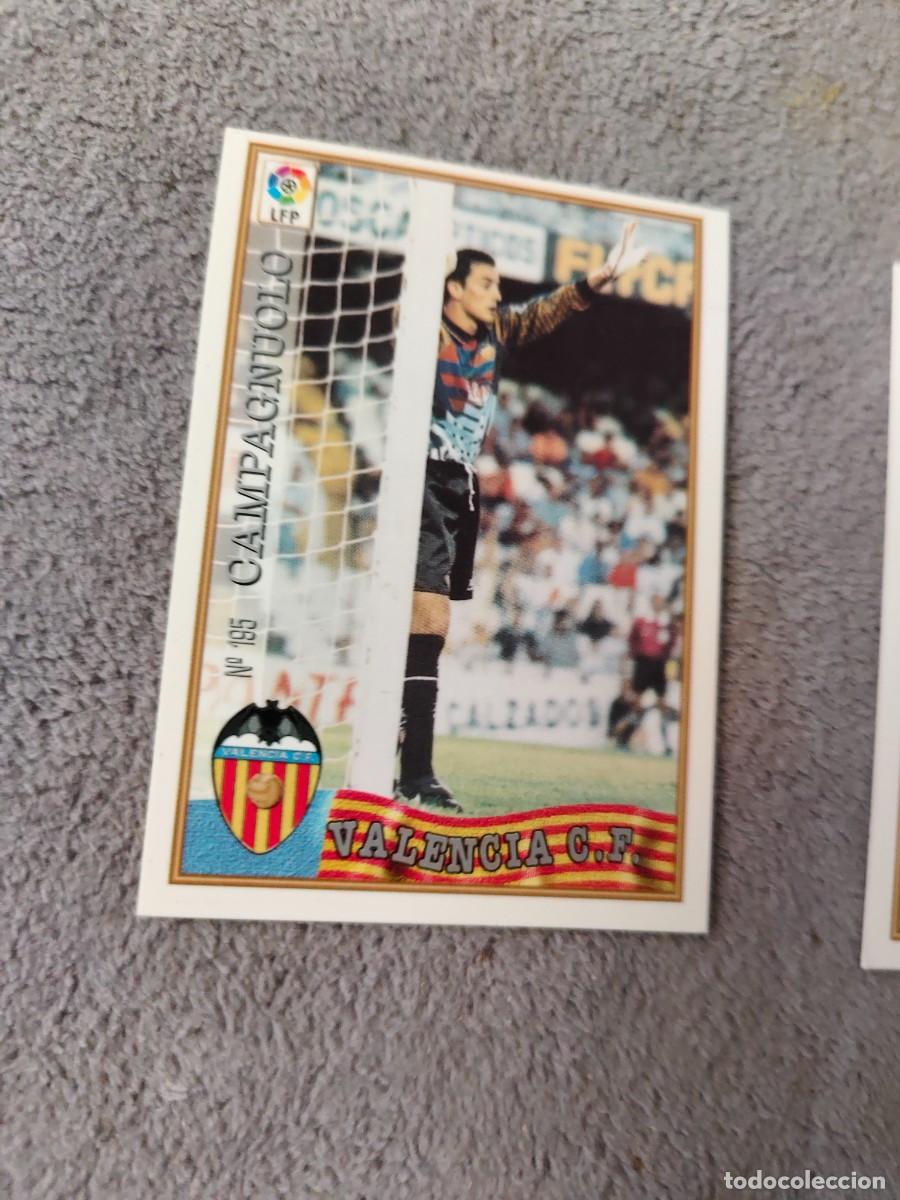 Fu&szlig;ball-Sticker: 195. CAMPAGNUOLO VALENCIA C.F. MUNDICROMO FICHAS 97 98 LIGA 1997 1998 CARD ABB