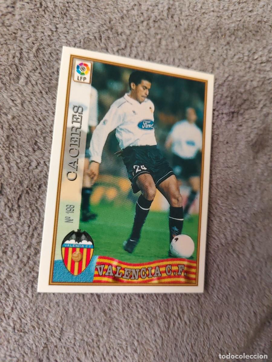 Fu&szlig;ball-Sticker: 198. C&Aacute;CERES VALENCIA C.F. MUNDICROMO FICHAS 97 98 LIGA 1997 1998 CARD ABB
