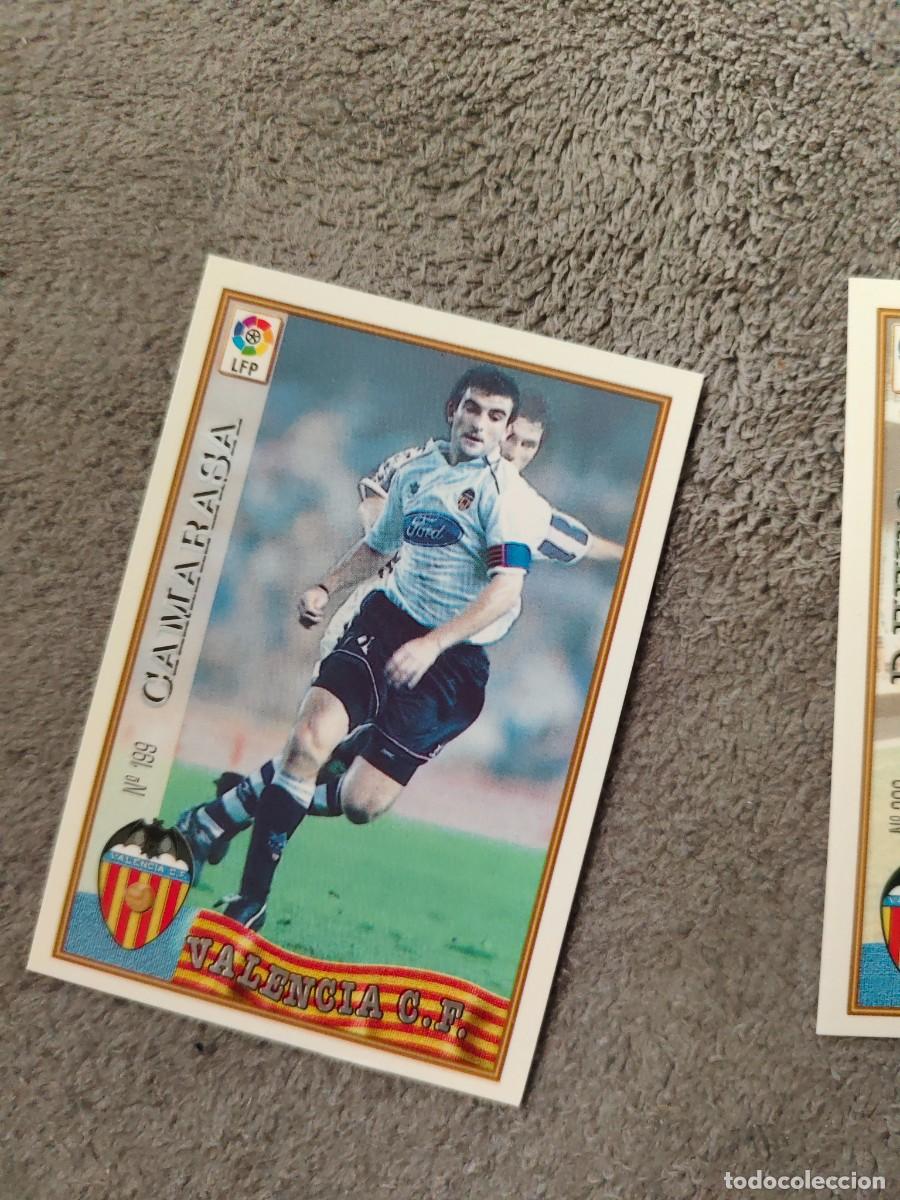Fu&szlig;ball-Sticker: 199. CAMARASA VALENCIA C.F. MUNDICROMO FICHAS 97 98 LIGA 1997 1998 CARD ABB