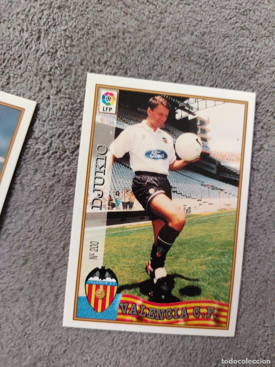 Football Stickers: 200. DJUKIC VALENCIA C.F. MUNDICROMO FICHAS 97 98 LIGA 1997 1998 CARD ABB