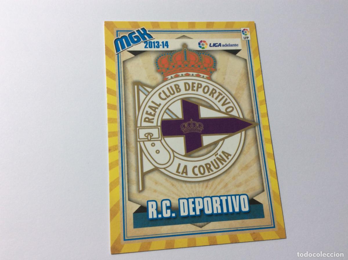 Cromos de f&uacute;tbol: 416 Escudo Deportivo Coru&ntilde;a MGK 2013/14 13 14 Panini
