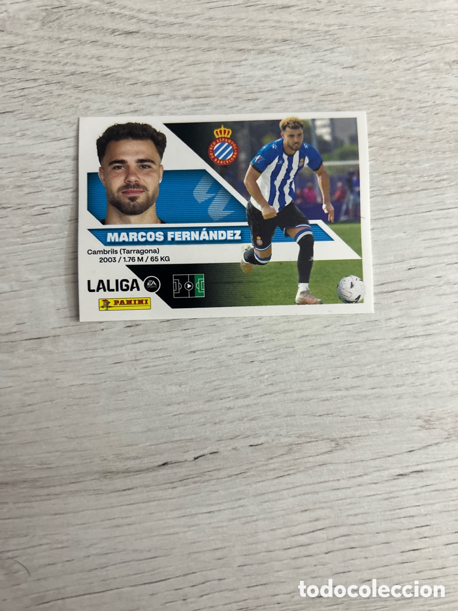 Cromos de f&uacute;tbol: Marcos Fern&aacute;ndez 17 Espanyol Segunda 2 Edici&oacute;n Liga Este 2026/27 26-27 Panini