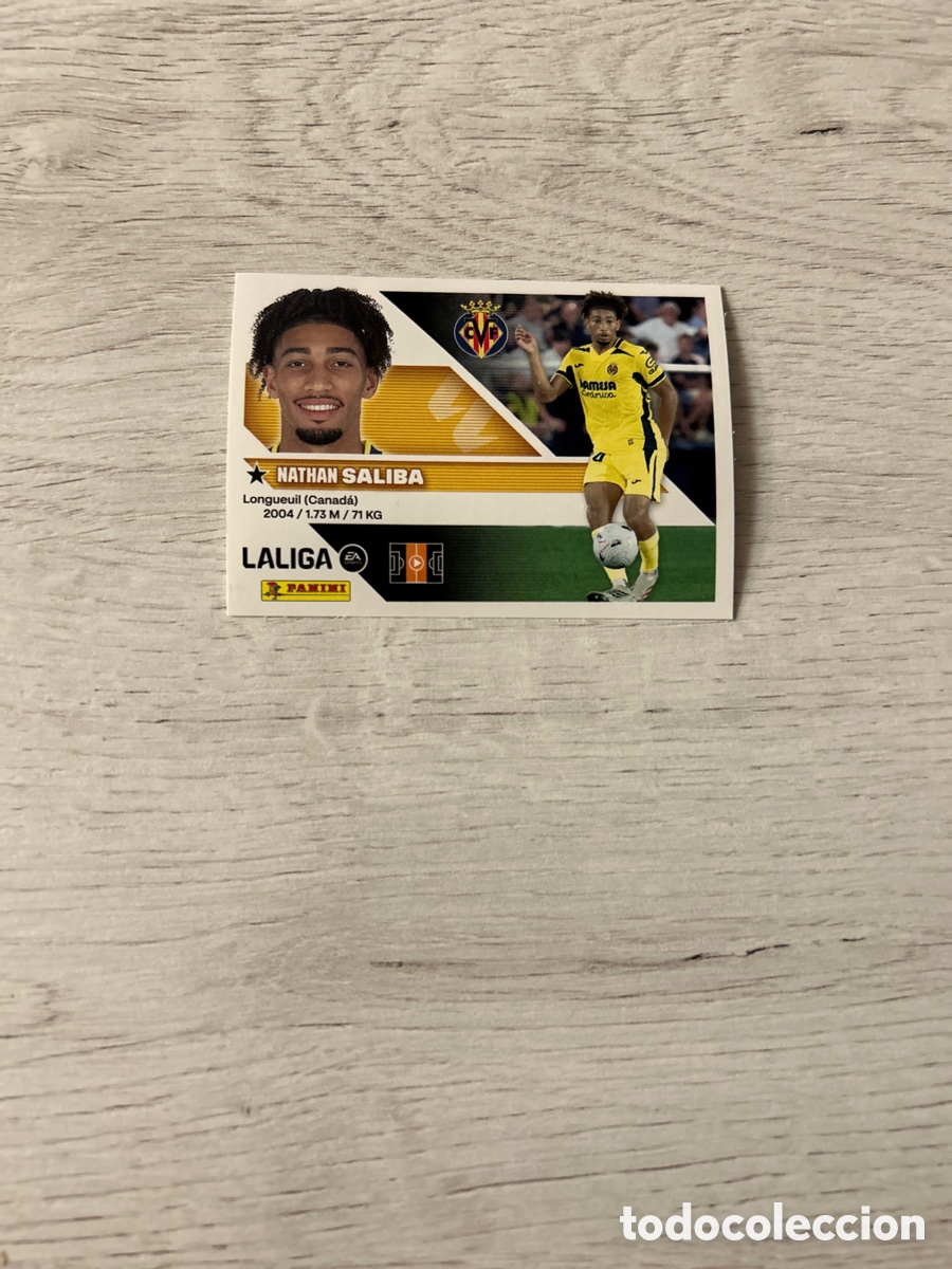 Cromos de f&uacute;tbol: Saliba 51 &Uacute;ltimos Fichajes Villarreal Cuarta 4 Edici&oacute;n Liga Este 2026/27 26-27 Panini