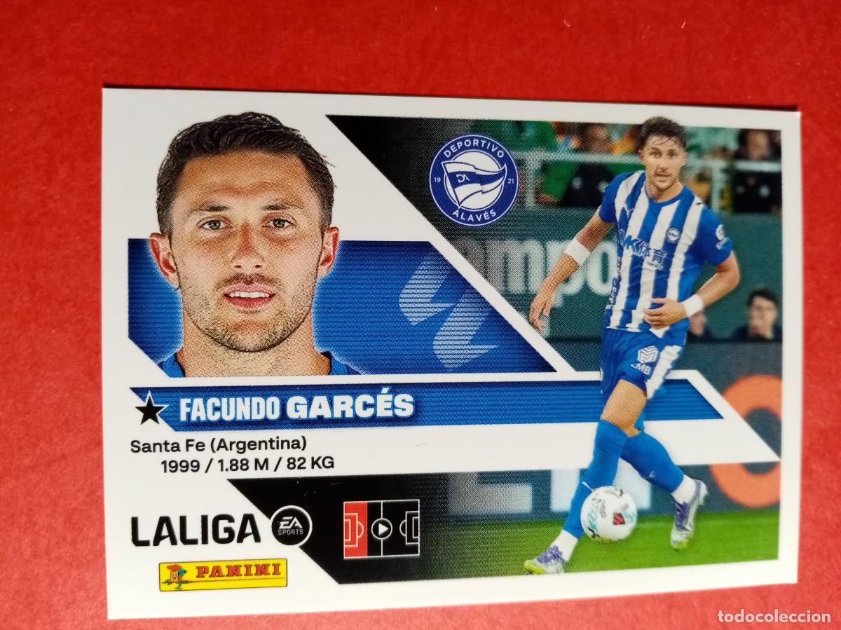 Cromos de f&uacute;tbol: N&ordm; 8 BIS 8BIS FACUNDO GARCES, D ALAVES, LIGA ESTE 2026 2027 26 27 PANINI