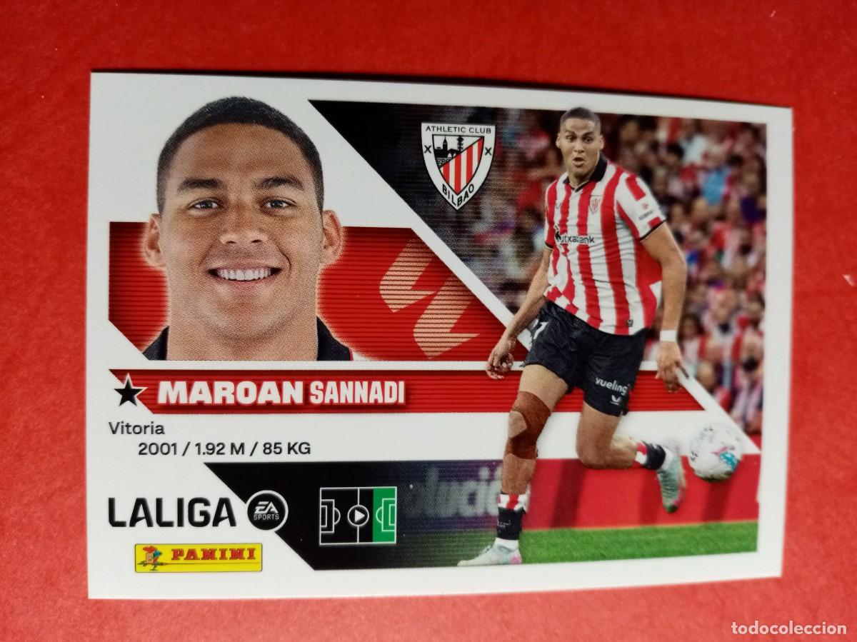 Cromos de f&uacute;tbol: N&ordm; 17 B 17B MAROAN SANNADI, ATHLETIC CLUB, LIGA ESTE 2026 2027 26 27 PANINI