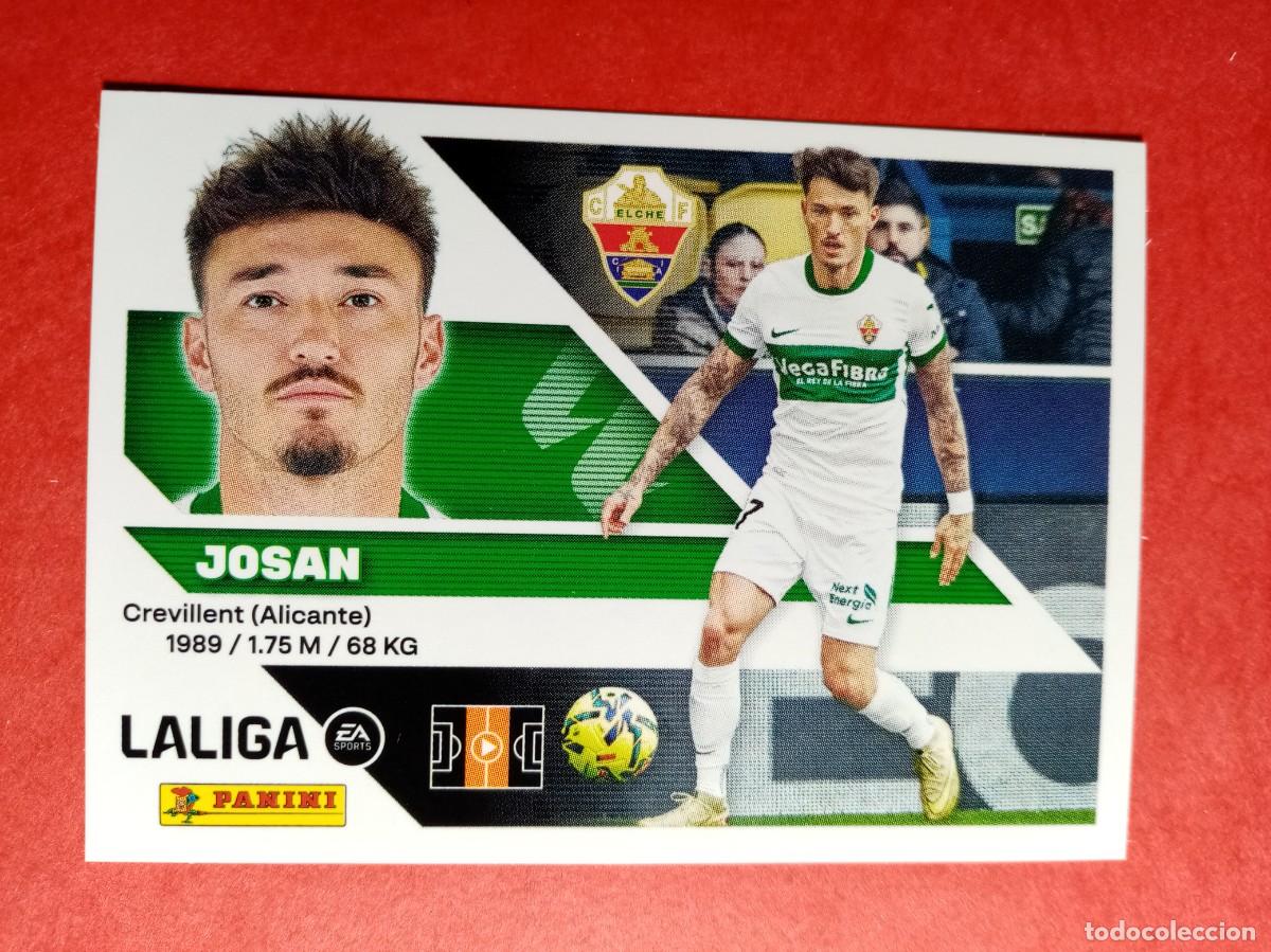 Cromos de f&uacute;tbol: N&ordm; 15 JOSAN, ELCHE CF, LIGA ESTE 2026 2027 26 27 PANINI
