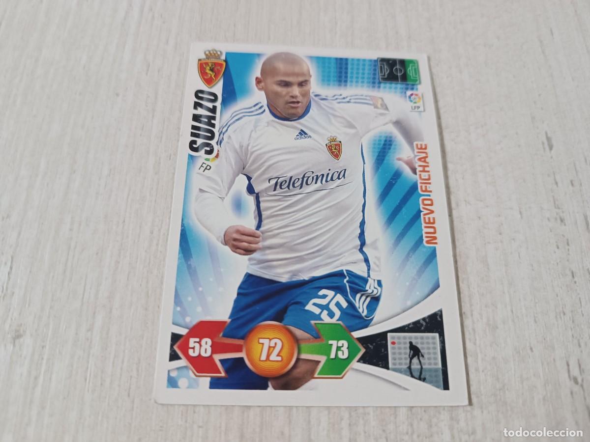 Cromos de f&uacute;tbol: SUAZO NUEVO FICHAJE ADRENALYN 2009 2010 09 10