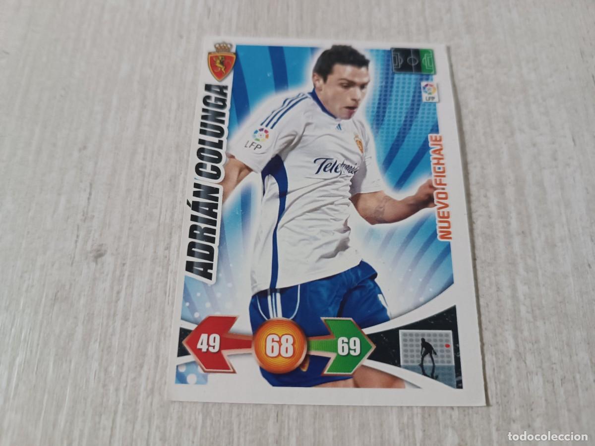 Cromos de f&uacute;tbol: ADRI&Aacute;N COLUNGA NUEVO FICHAJE ADRENALYN 2009 2010 09 10