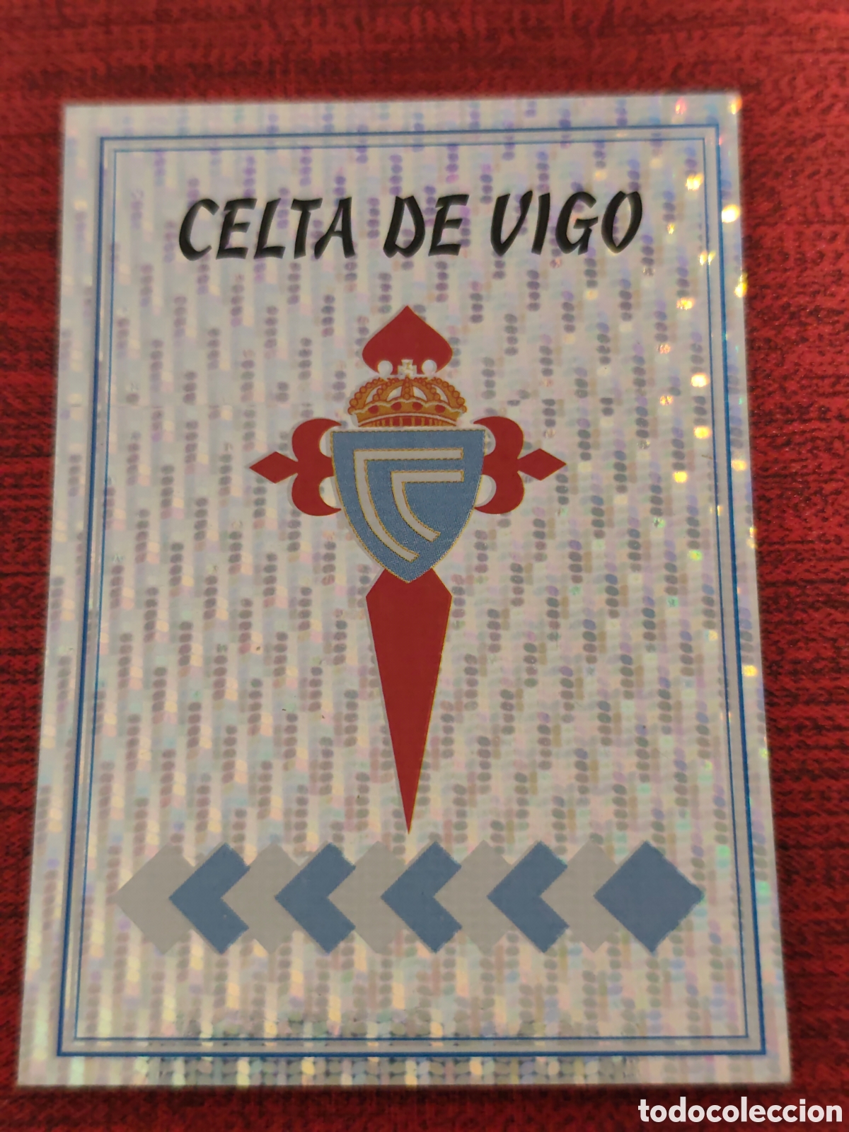 Cromos de f&uacute;tbol: P ESCUDO CELTA VIGO PANINI LIGA 1997 1998