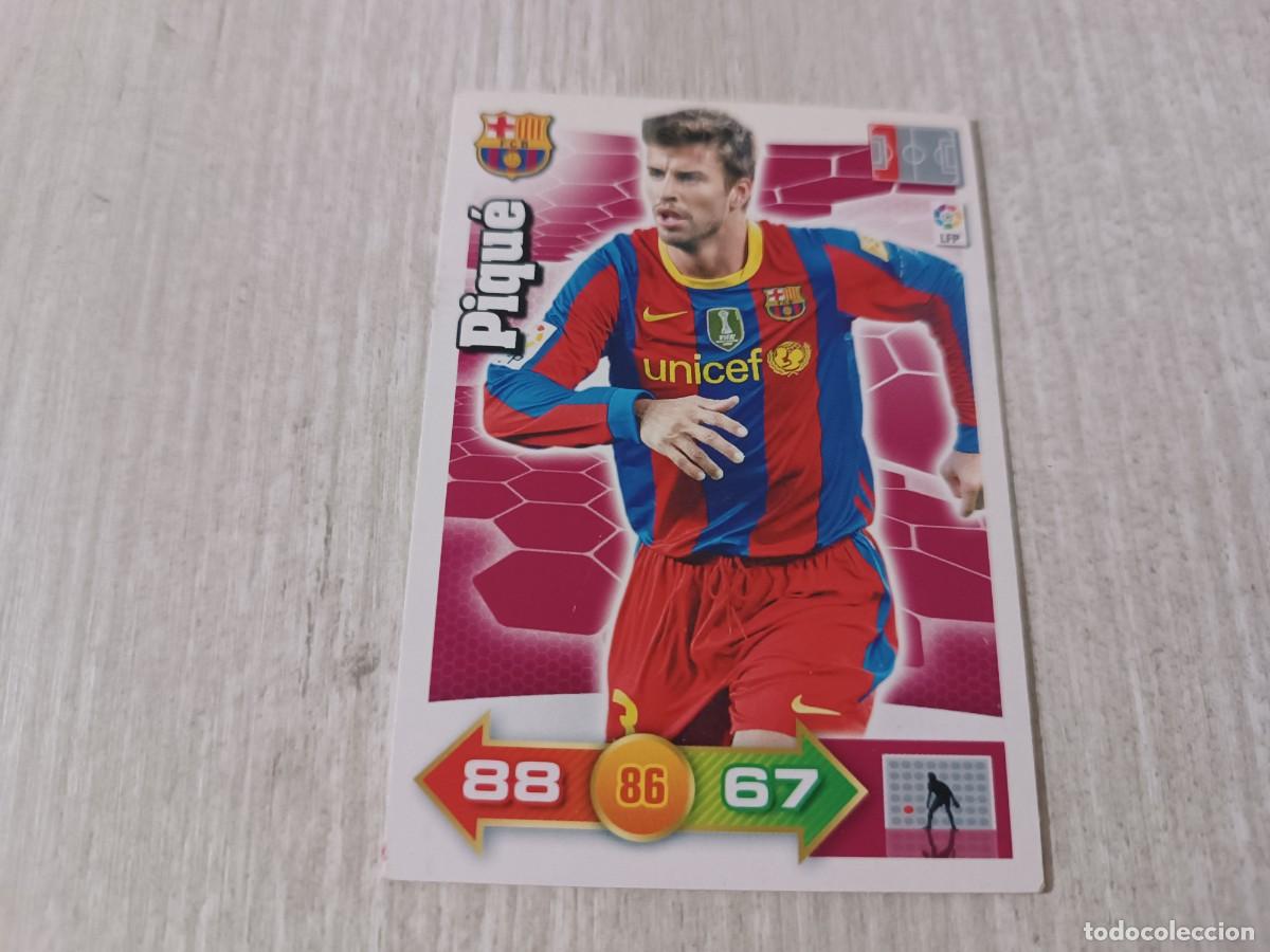 Cromos de f&uacute;tbol: PIQU&Eacute; ADRENALYN 2010 2011 10 11