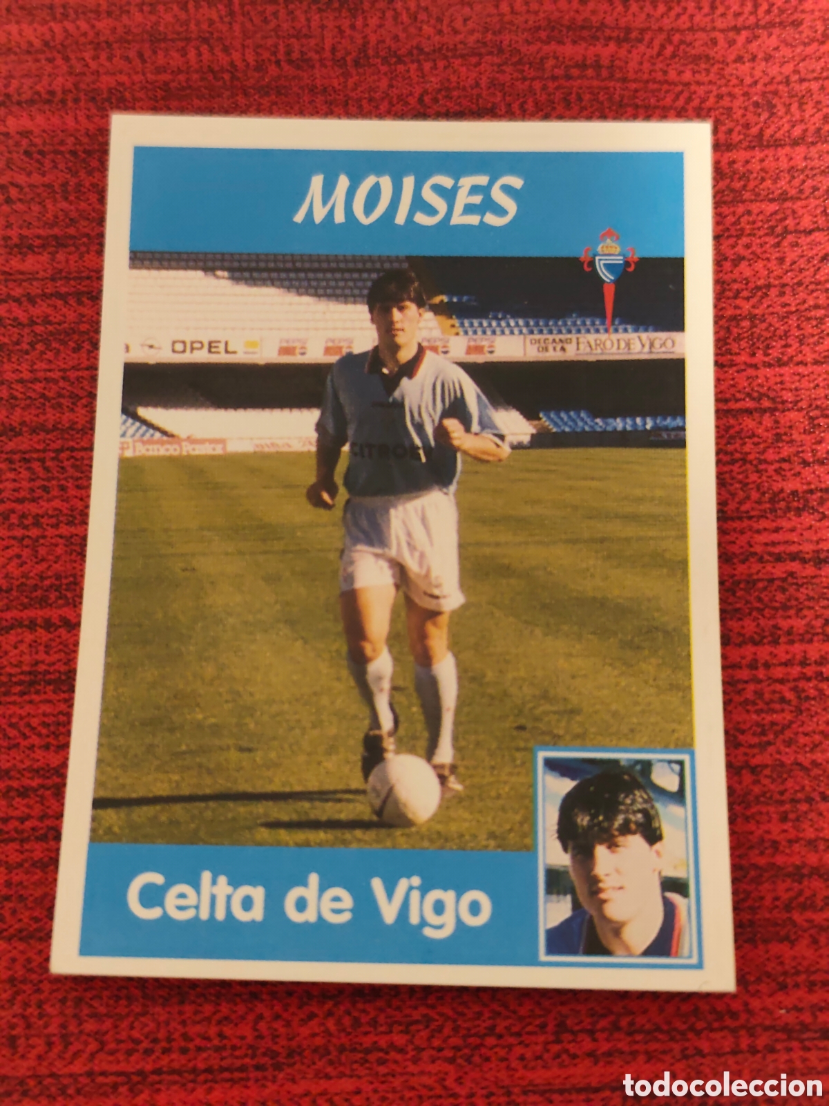 Cromos de f&uacute;tbol: 255A MOIS&Eacute;S CELTA VIGO PANINI LIGA 1997 1998