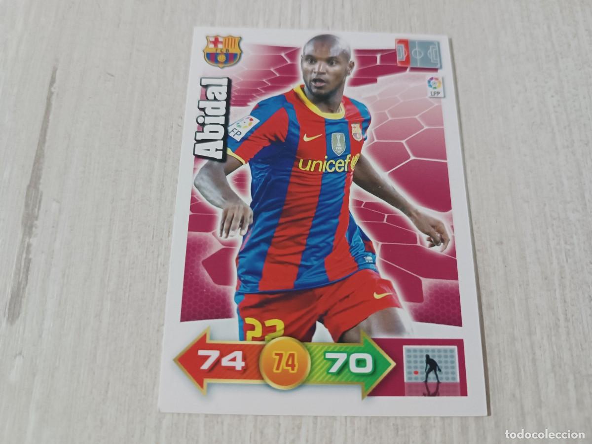 Cromos de f&uacute;tbol: ABIDAL ADRENALYN 2010 2011 10 11