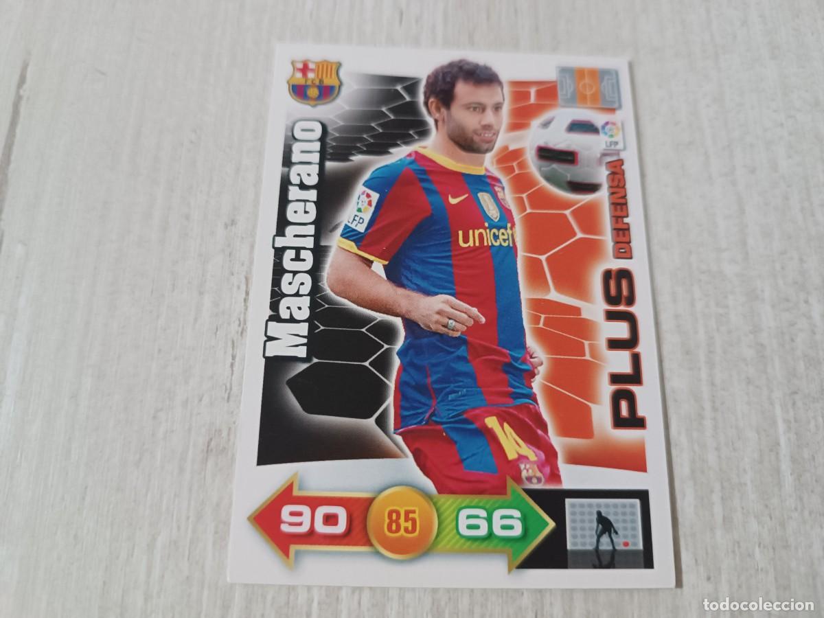 Cromos de f&uacute;tbol: MASCHERANO PLUS DEFENSA ADRENALYN 2010 2011 10 11
