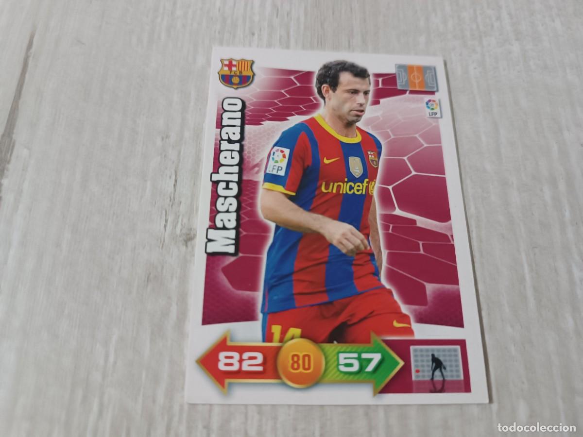 Cromos de f&uacute;tbol: MASCHERANO ADRENALYN 2010 2011 10 11