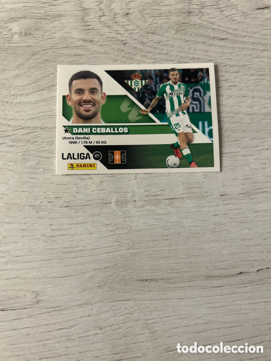 Cromos de f&uacute;tbol: Dani Ceballos 65 &Uacute;ltimos Fichajes Betis Cuarta 4 Edici&oacute;n Liga Este 2026/27 26-27 Panini