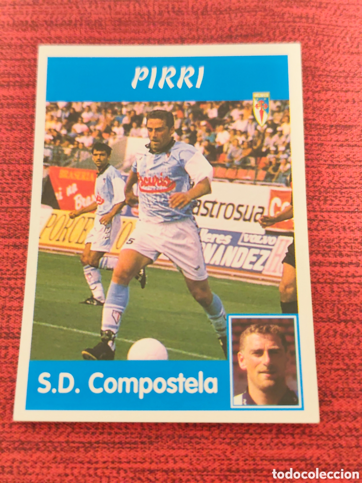 Cromos de f&uacute;tbol: 171A PIRRI COMPOSTELA PANINI LIGA 1997 1998
