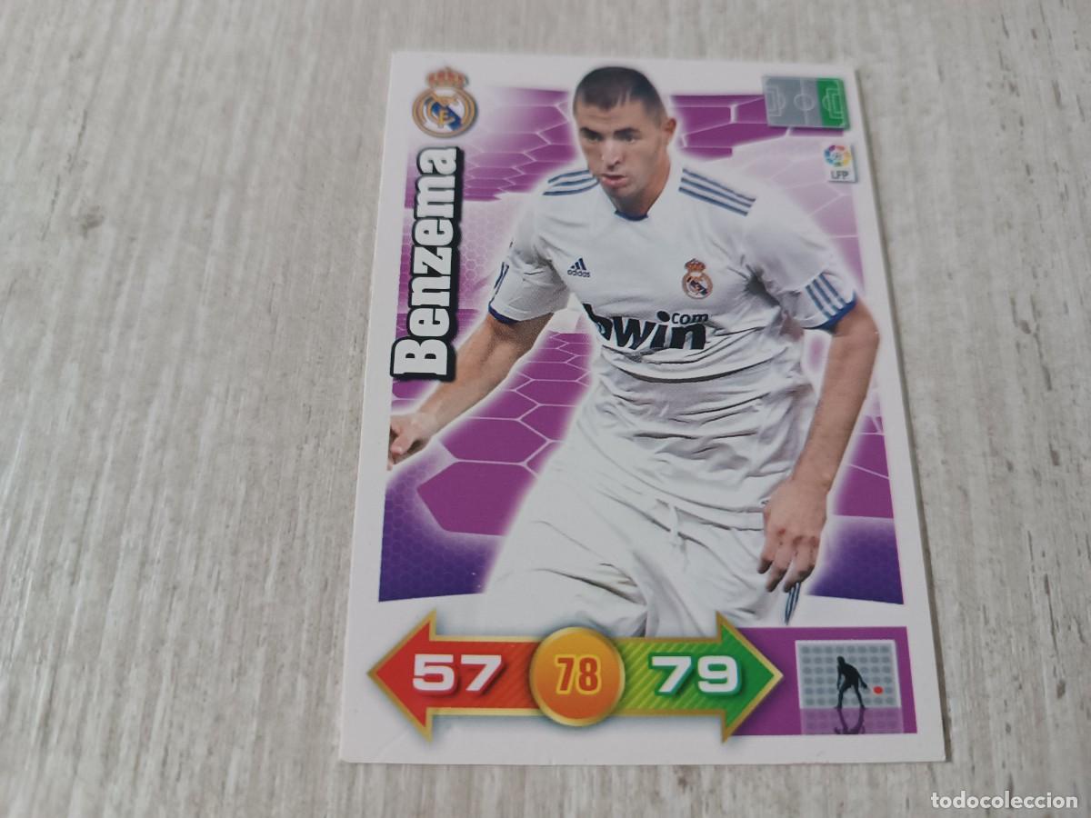 Cromos de f&uacute;tbol: BENZEMA ADRENALYN 2010 2011 10 11