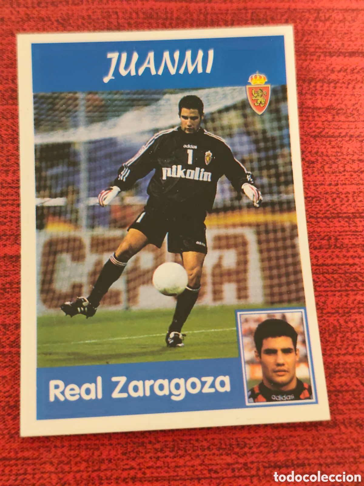 Cromos de f&uacute;tbol: 224 JUANMI REAL ZARAGOZA PANINI LIGA 1997 1998