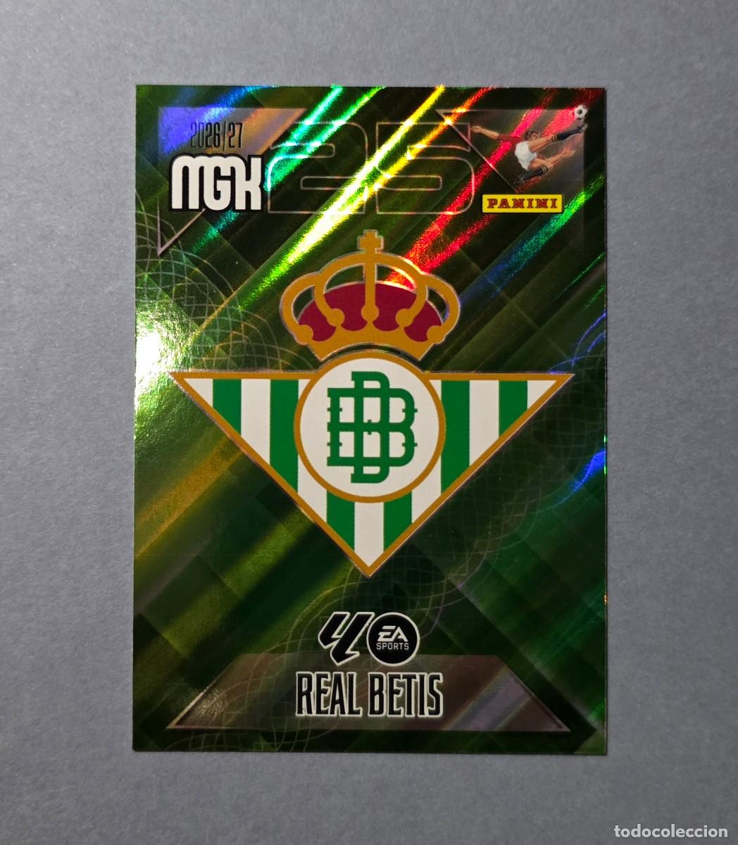 Cromos de f&uacute;tbol: 91 ESCUDO - BETIS - MEGACRACKS 2026-27 - MGK 26/27 (NUEVO)