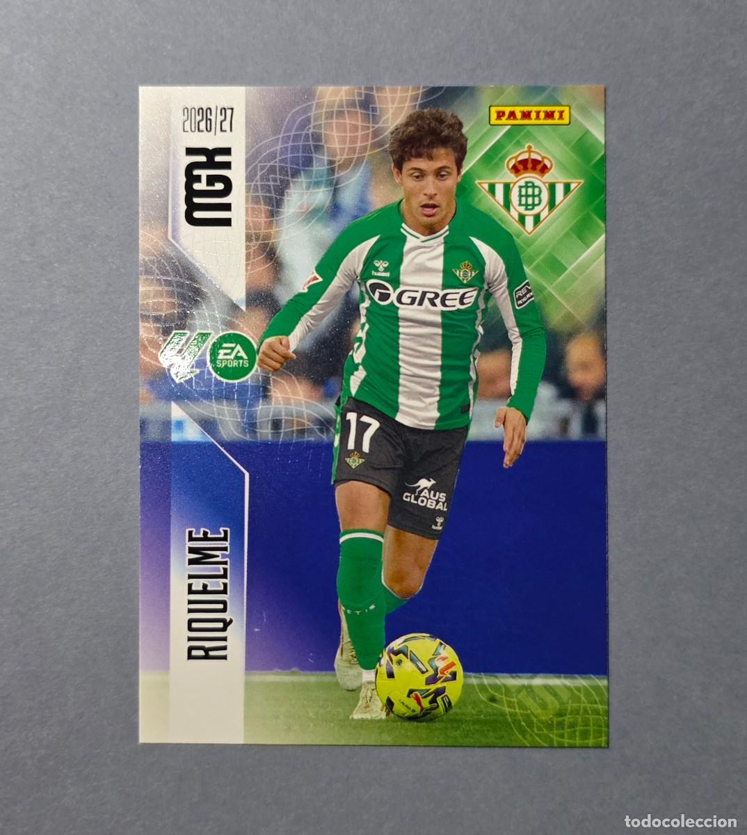 Cromos de f&uacute;tbol: 105 RIQUELME - BETIS - MEGACRACKS 2026-27 - MGK 26/27 (NUEVO)