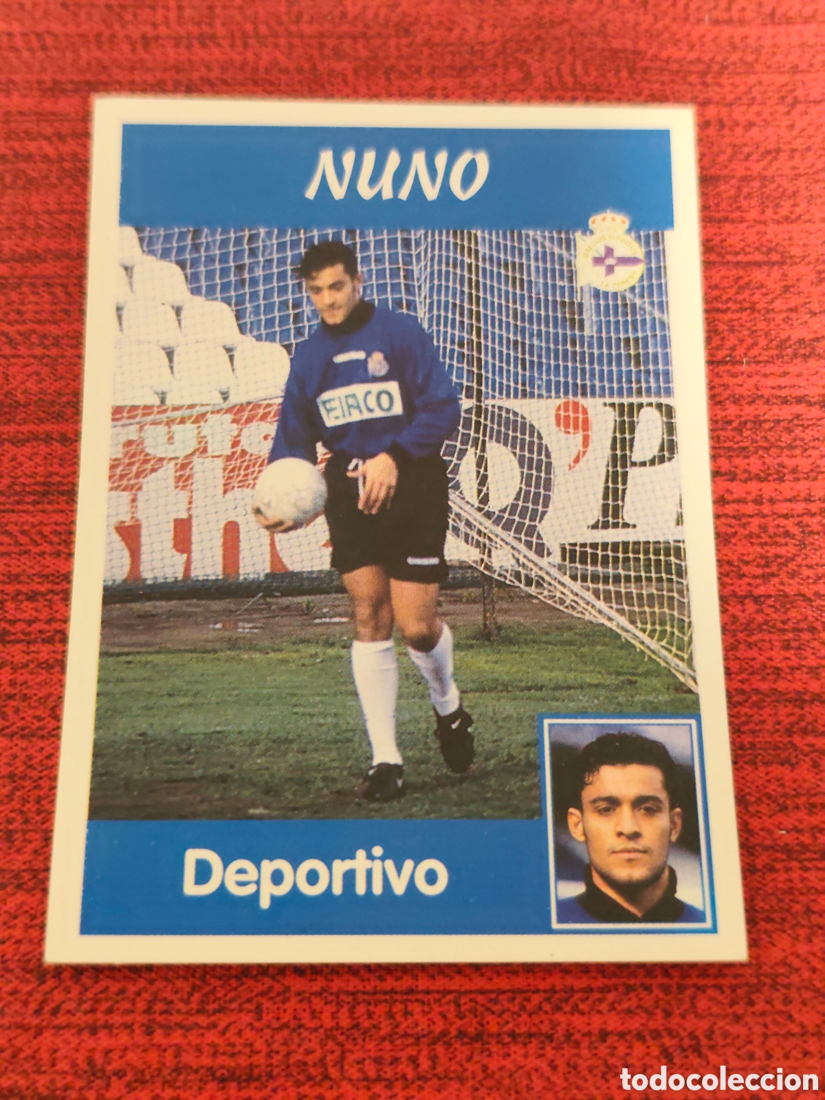 Cromos de f&uacute;tbol: 48 NUNO DEPORTIVO PANINI LIGA 1997 1998