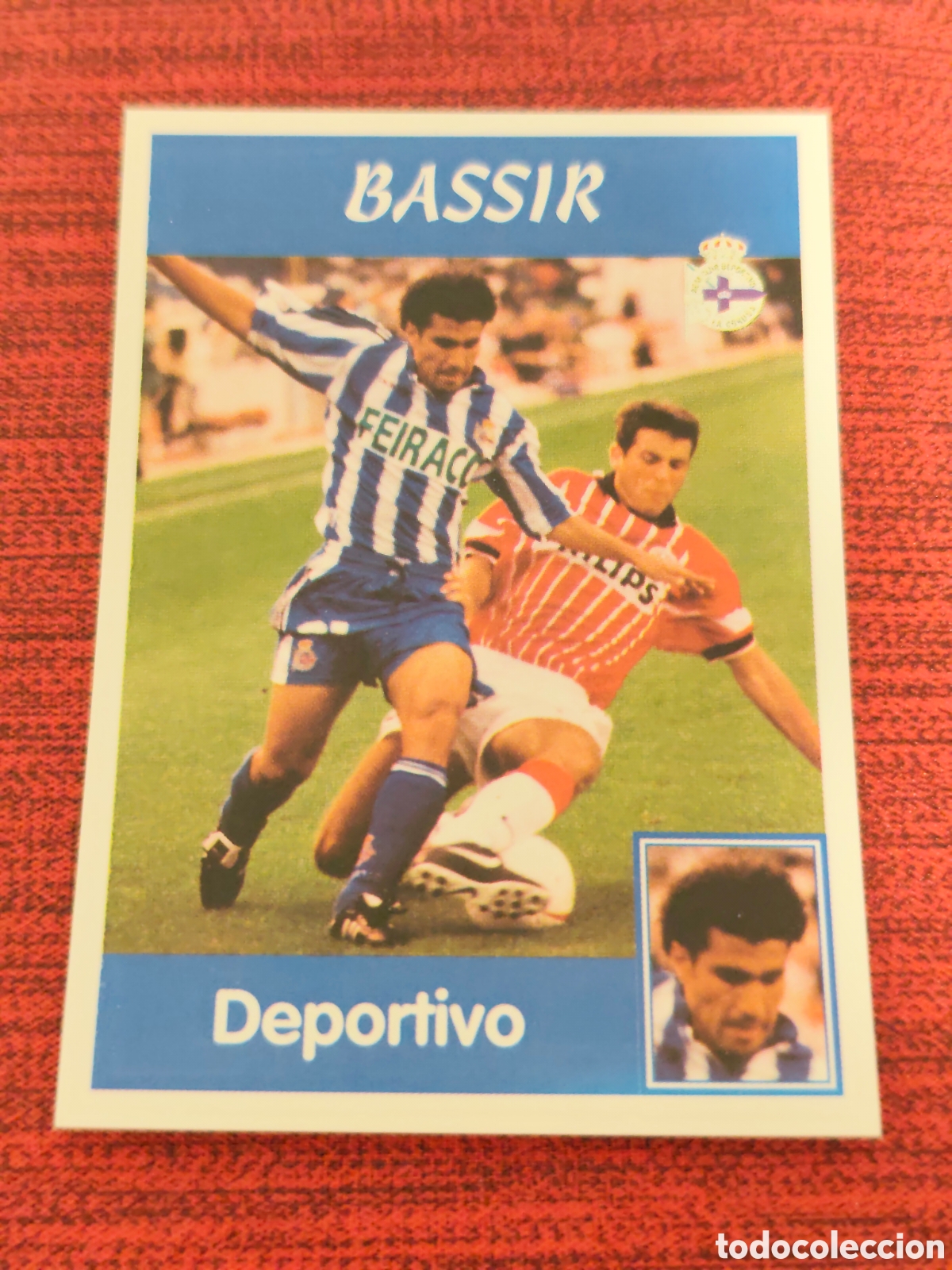 Cromos de f&uacute;tbol: 45 BASSIR DEPORTIVO PANINI LIGA 1997 1998
