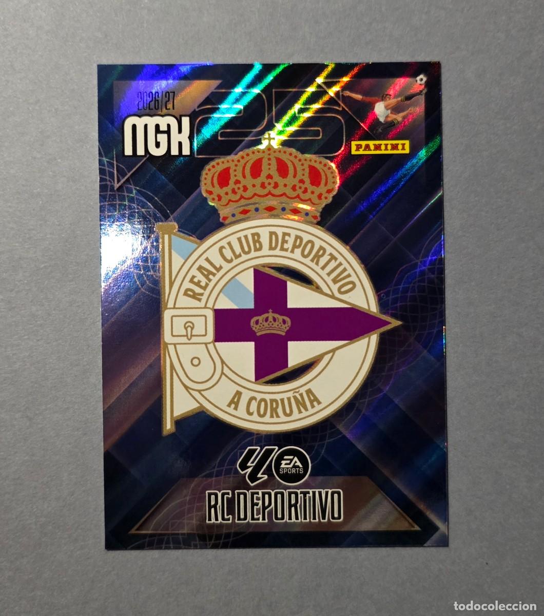 Cromos de f&uacute;tbol: 127 ESCUDO - DEPORTIVO CORU&Ntilde;A - MEGACRACKS 2026-27 - MGK 26/27 (NUEVO)