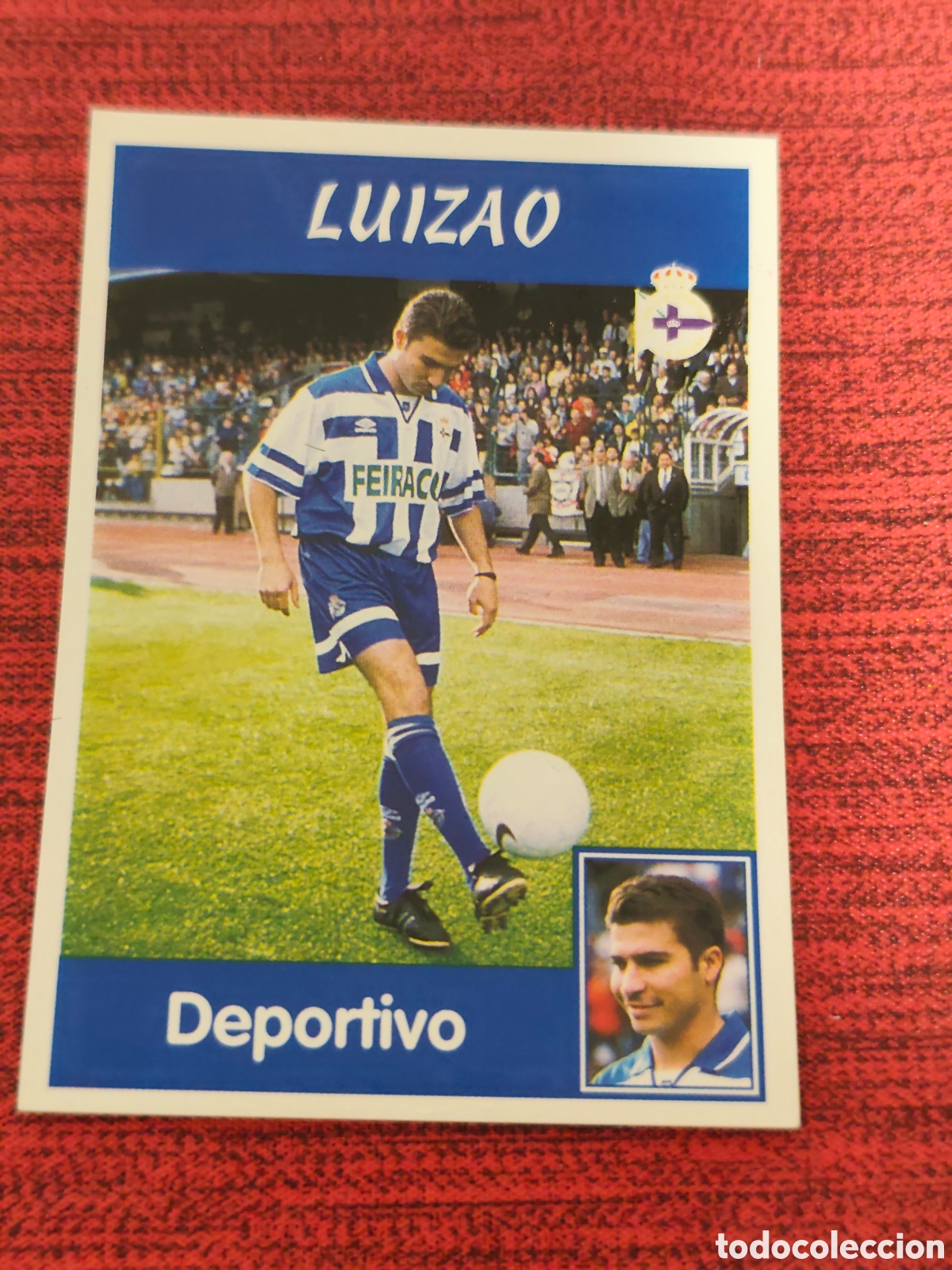Cromos de f&uacute;tbol: 47A LUIZAO DEPORTIVO PANINI LIGA 1997 1998