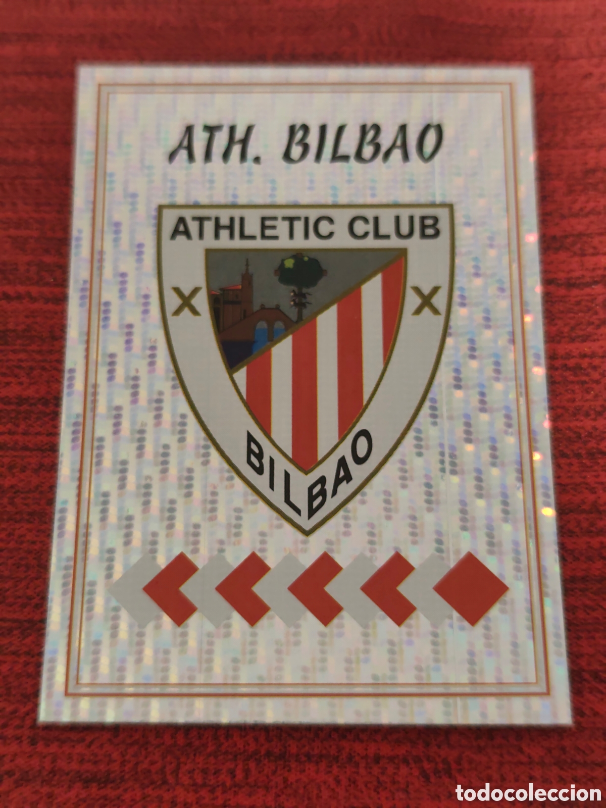 Cromos de f&uacute;tbol: F ESCUDO ATHLETIC BILBAO PANINI LIGA 1997 1998