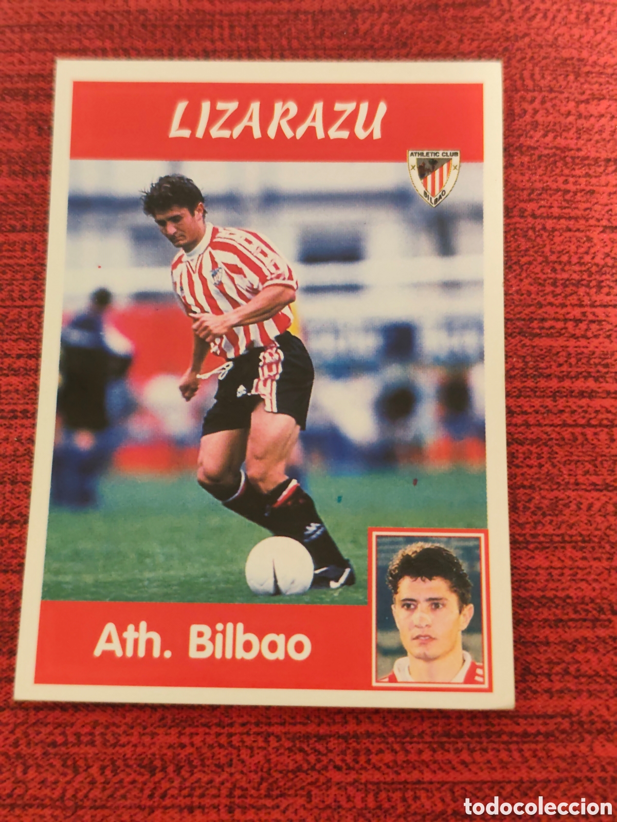 Cromos de f&uacute;tbol: 86 LIZARAZU ATHLETIC BILBAO PANINI LIGA 1997 1998
