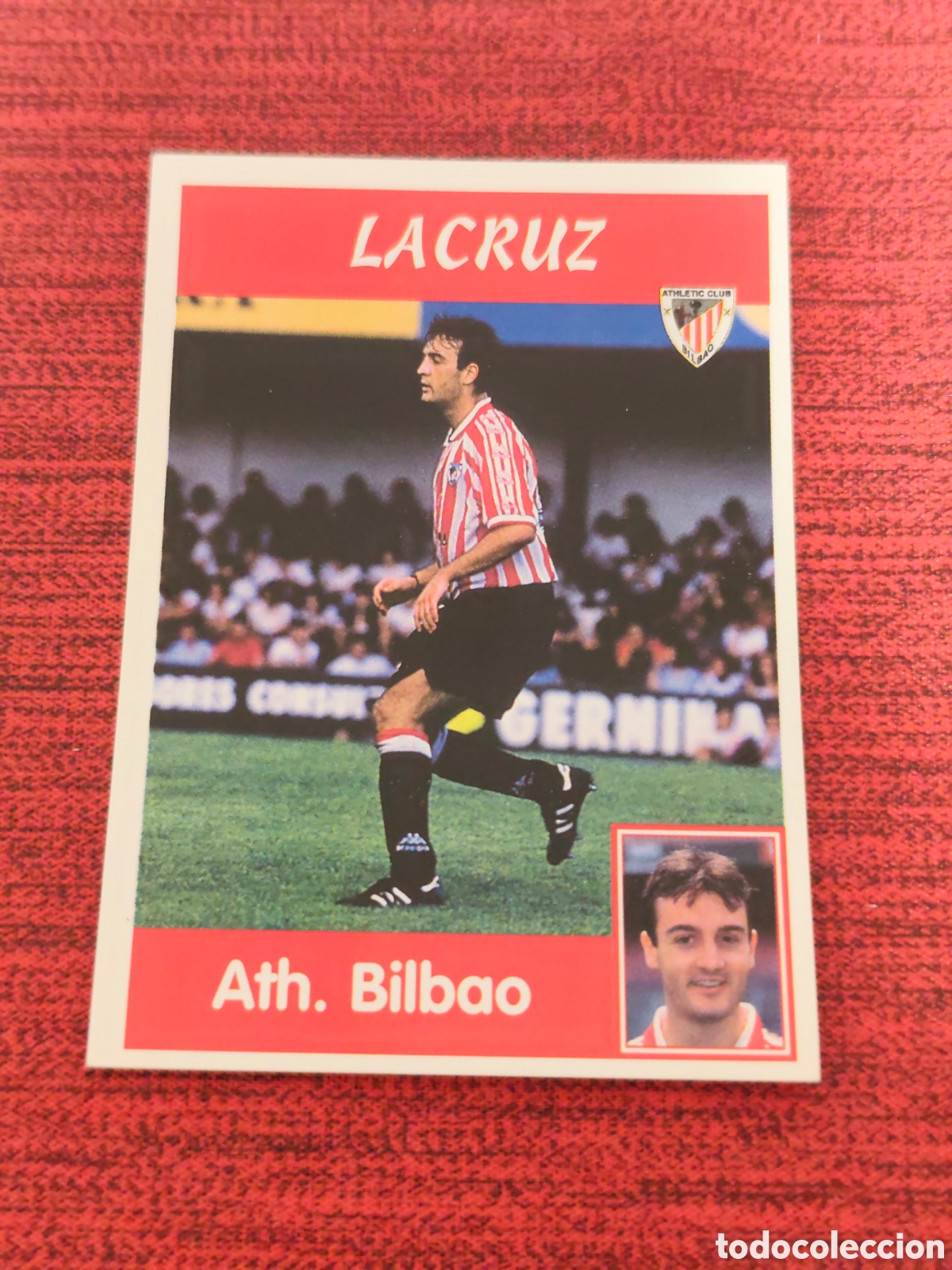 Cromos de f&uacute;tbol: 82 LACRUZ ATHLETIC BILBAO PANINI LIGA 1997 1998