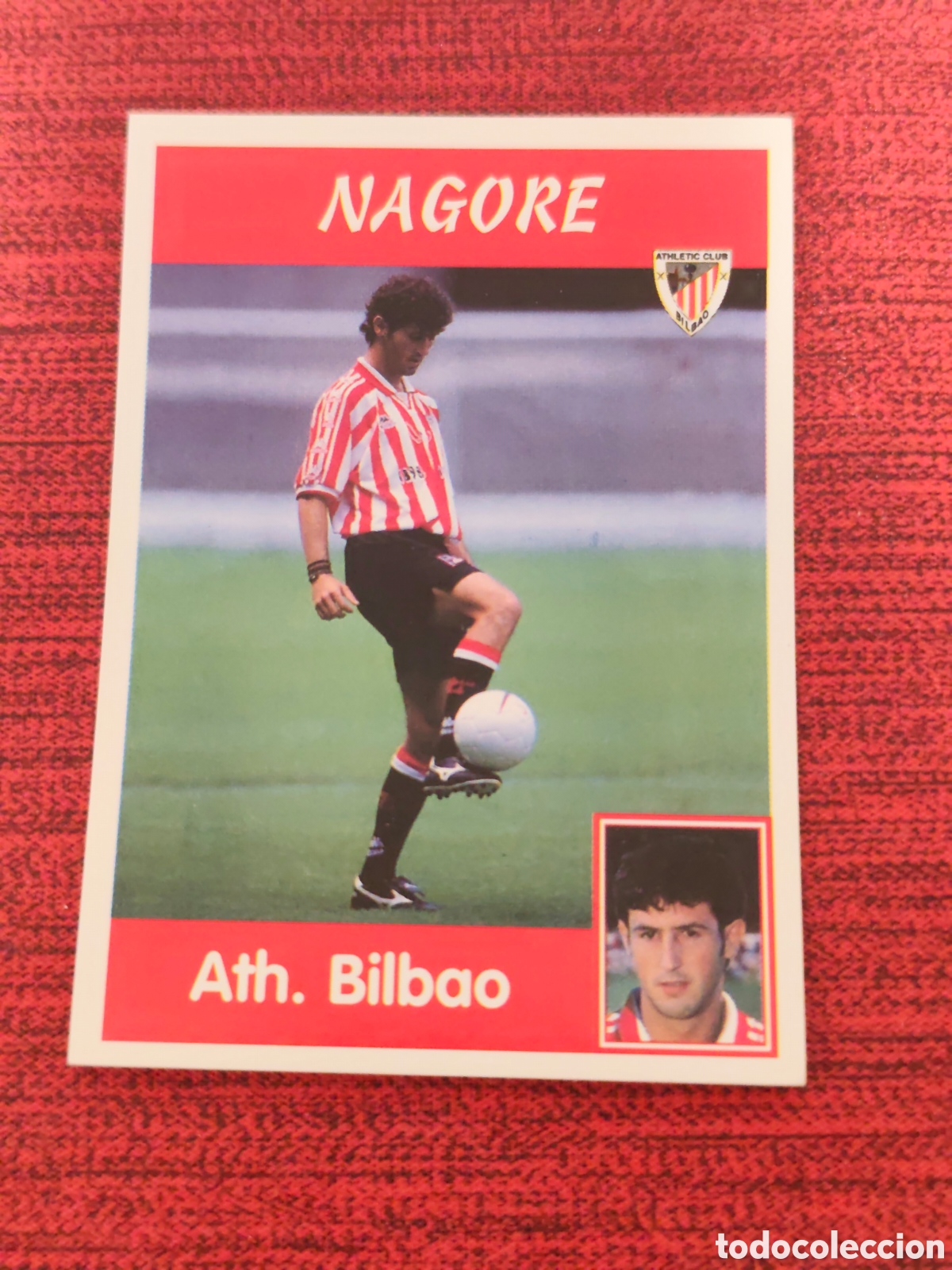 Cromos de f&uacute;tbol: 91A NAGORE ATHLETIC BILBAO PANINI LIGA 1997 1998