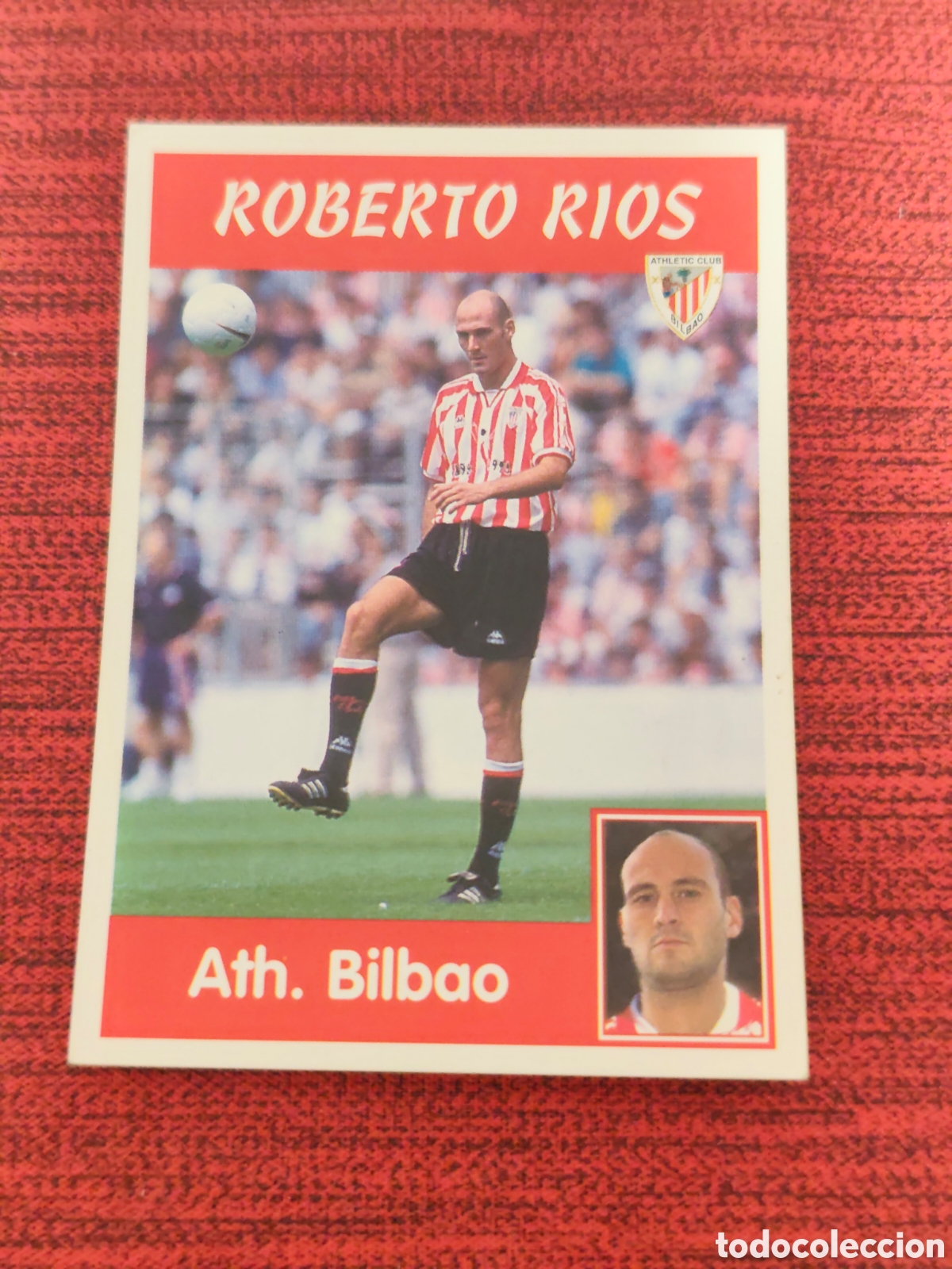 Cromos de f&uacute;tbol: 86 ROBERTO RIOS ATHLETIC BILBAO PANINI LIGA 1997 1998
