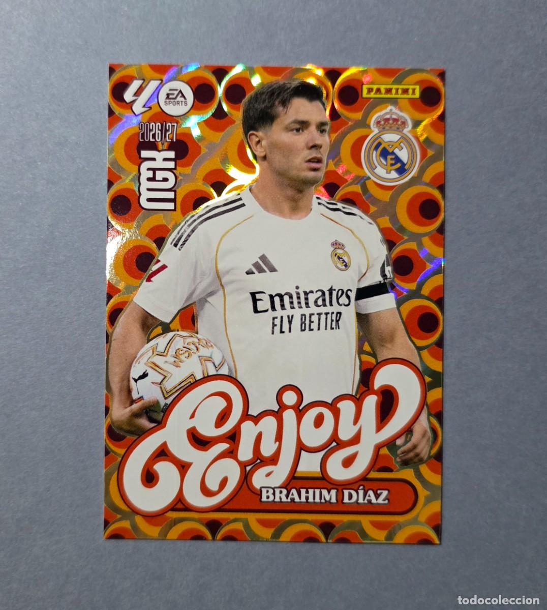 Cromos de f&uacute;tbol: 380 BRAHIM D&Iacute;AZ (ENJOY) - REAL MADRID - MEGACRACKS 2026-27 - MGK 26/27 (NUEVO)