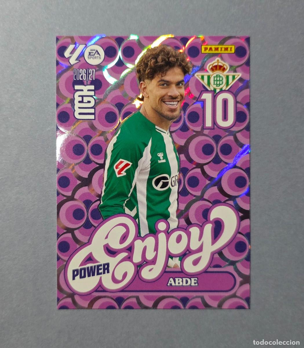 Cromos de f&uacute;tbol: 379P ABDE (ENJOY POWER) - BETIS - MEGACRACKS 2026-27 - MGK 26/27 (NUEVO)