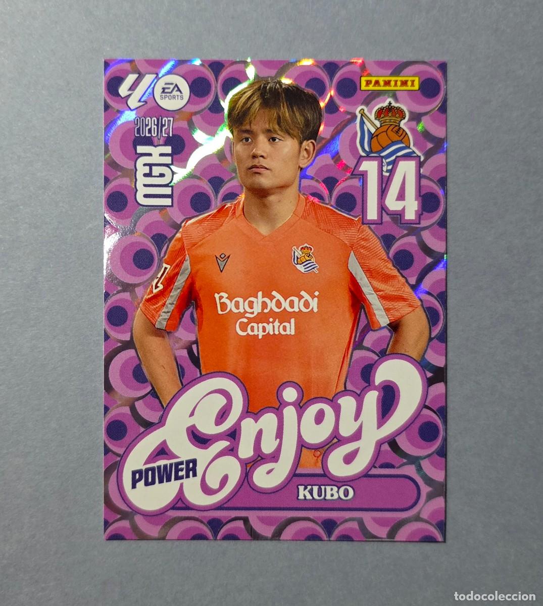 Cromos de f&uacute;tbol: 384P KUBO (ENJOY POWER) - REAL SOCIEDAD - MEGACRACKS 2026-27 - MGK 26/27 (NUEVO)
